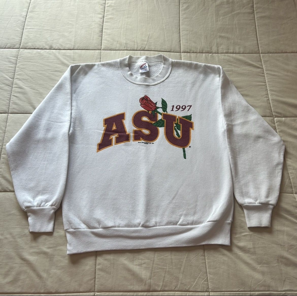 Jerzees Vintage ‘97 Rosebowl ASU Football College Sweatshirt Size US M / EU 48-50 / 2 - 1 Thumbnail