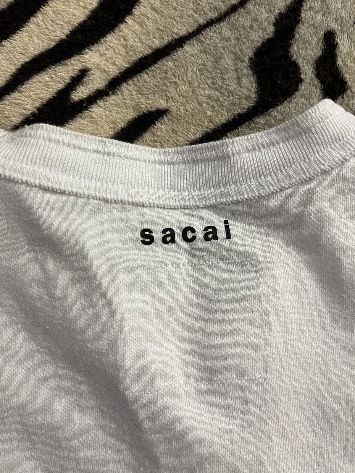 Japanese Brand × Luxury × Sacai Sacai Transition t shirt | Grailed