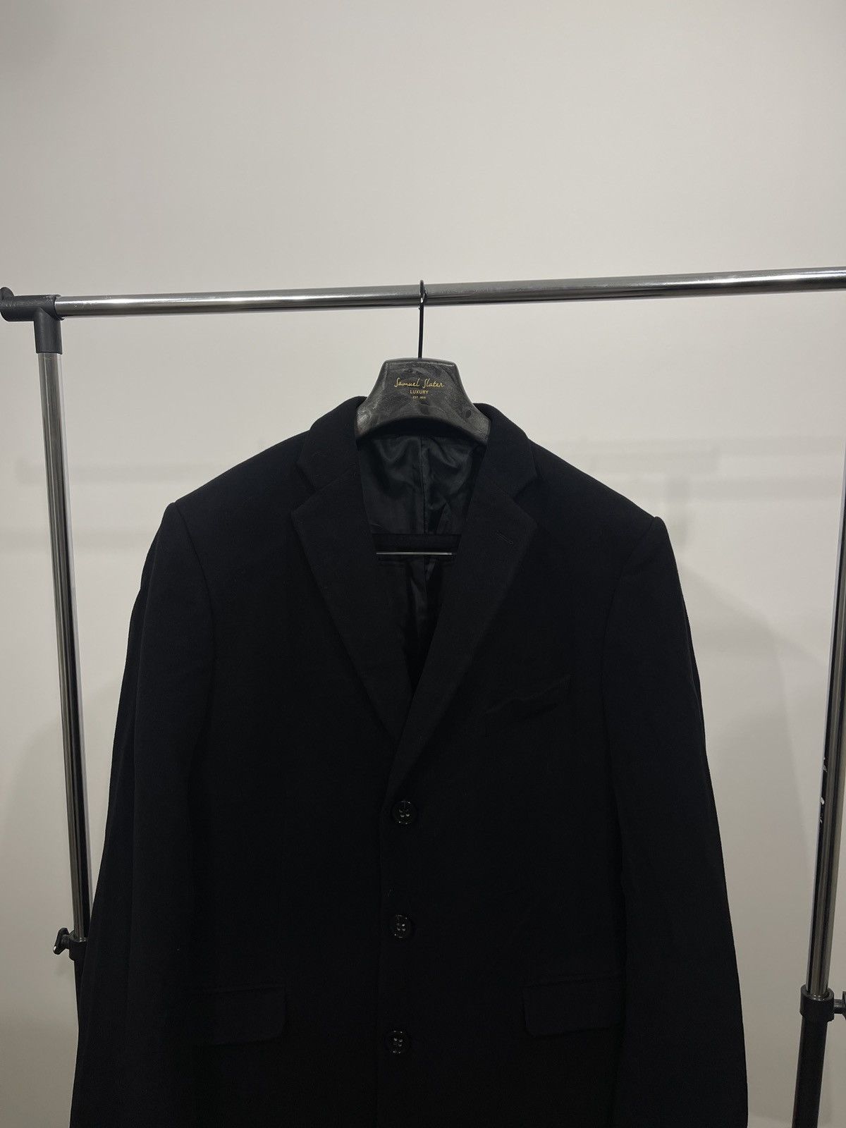 Vintage 🔥Vintage coat Turo wool Cashmere Overcoat Jacket black Size US XXL / EU 58 / 5 - 2 Thumbnail