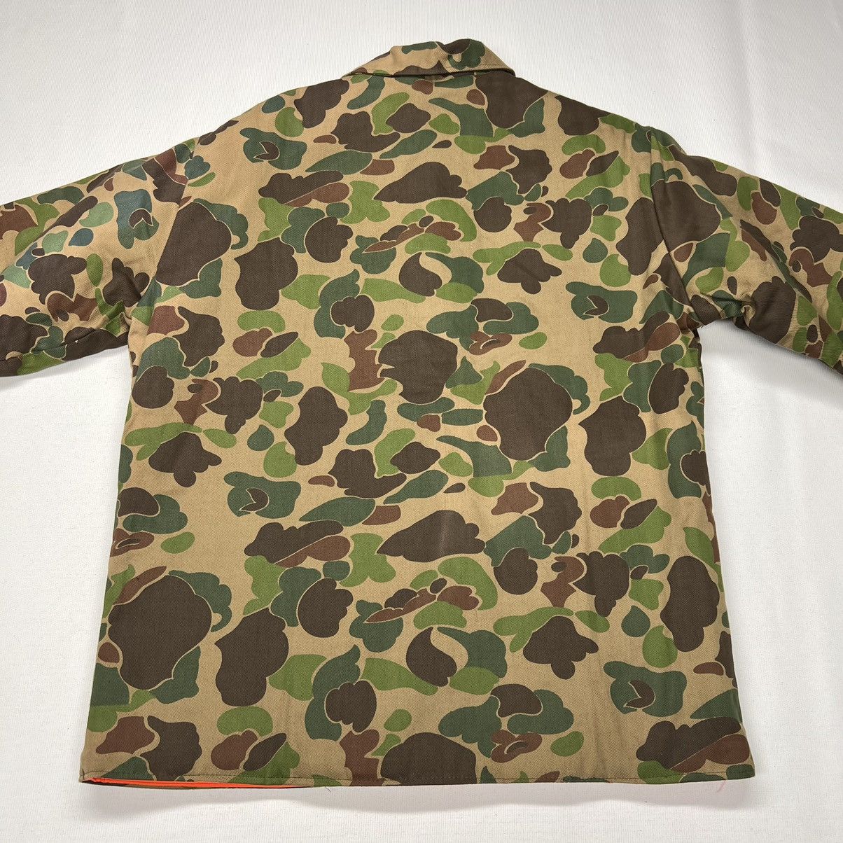 Vintage VTG Ranger Jacket Duck Camo Orange Lined Quilted Canvas 90s Size US M / EU 48-50 / 2 - 15 Thumbnail