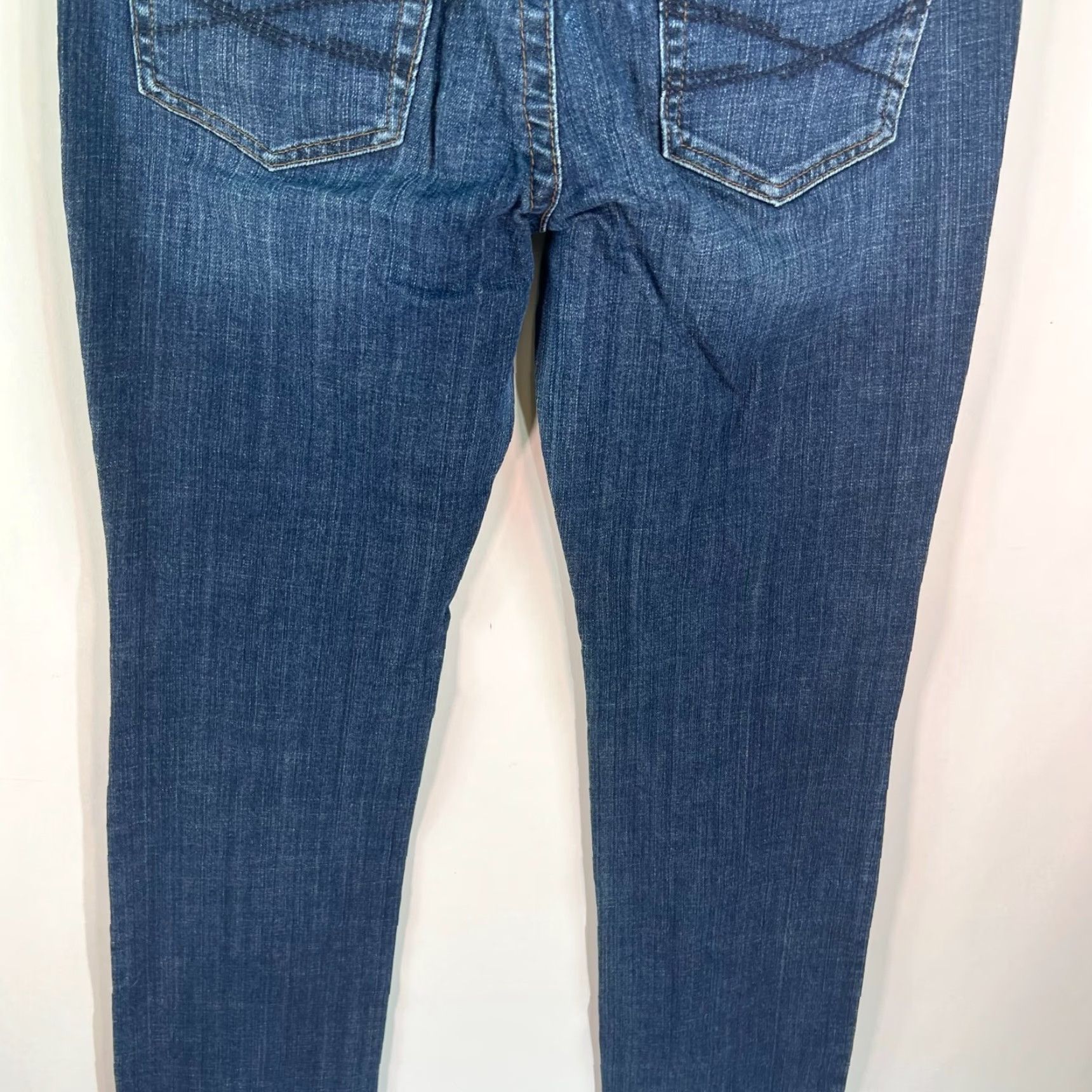 Vintage Aéropostale Skinny Leg Jeans Women 9/10 Regular 32x32 Blue Denim Size 30" / US 8 / IT 44 - 7 Thumbnail