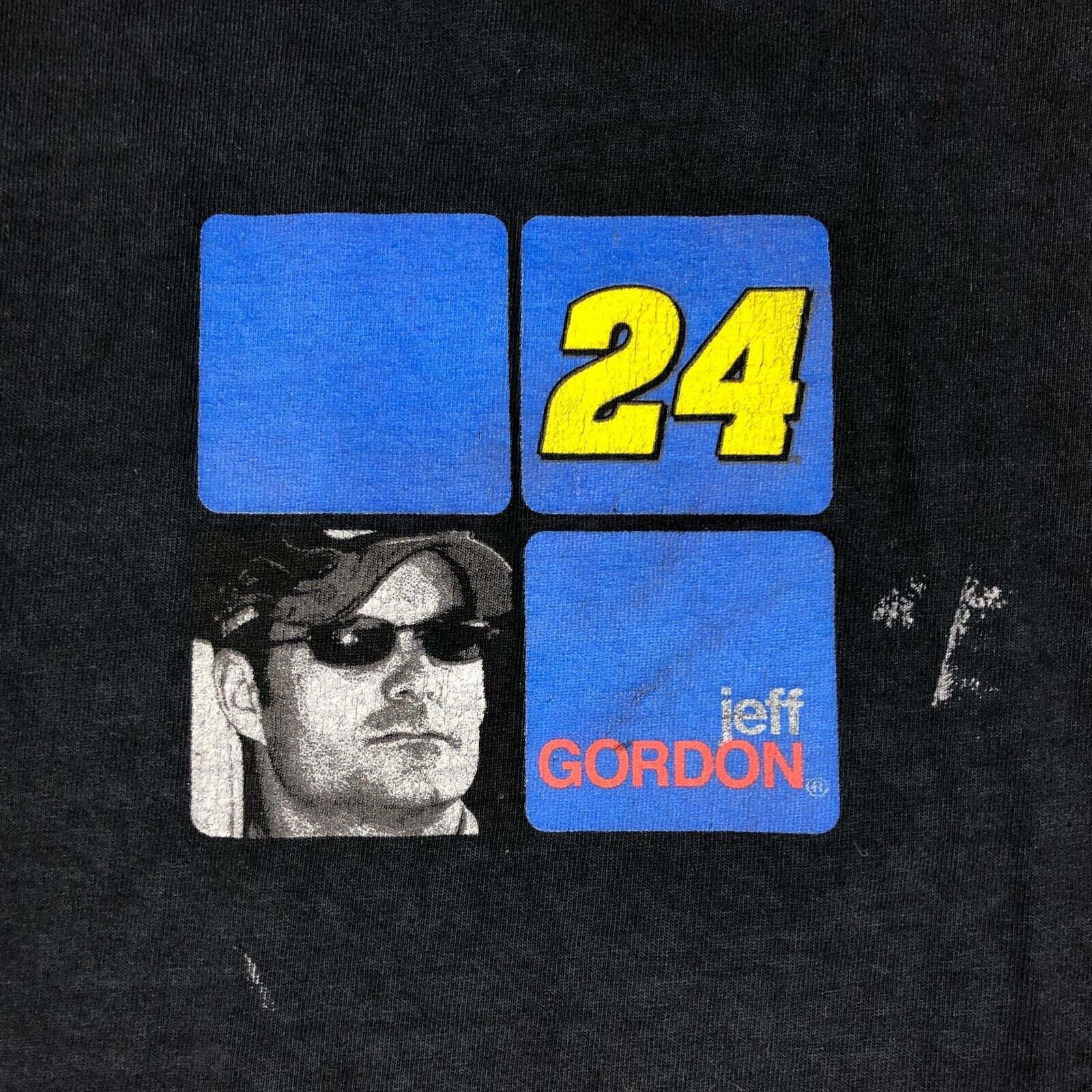 NASCAR Jeff Gordon 24 Dupont Nascar Racing Navy Black Tee XL Size US XL / EU 56 / 4 - 2 Thumbnail