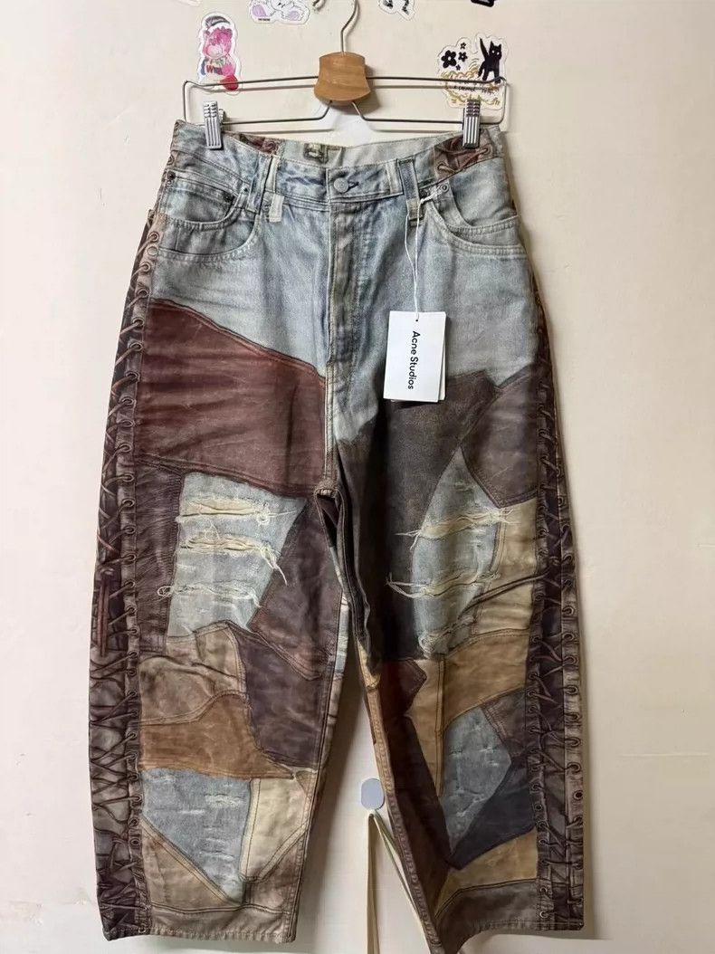 acne studios Mistaken inkjet printed jeans 2504-Nextarrow