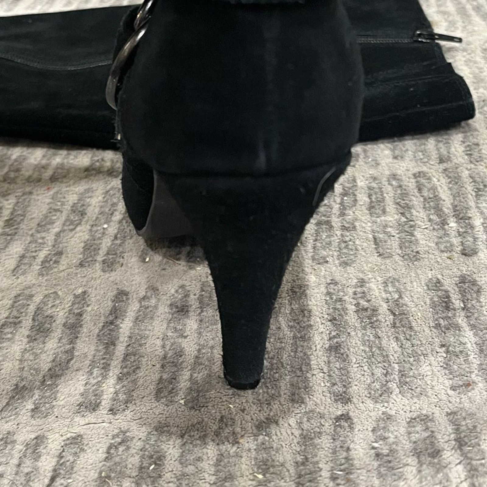 Steve Madden Steve Madden Ballott Suede Knee High Boots Black Size 9 Size US 9 / IT 39 - 5 Thumbnail