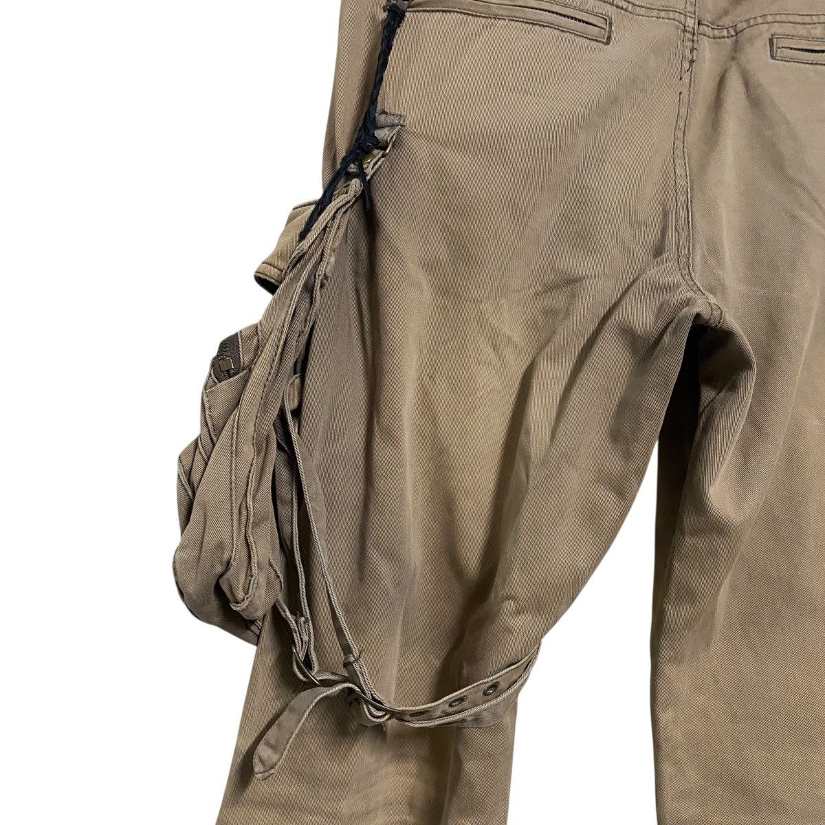 Japanese Brand IN THE ATTIC Sunfaded Holster Cargo Pants Flare Patches Size US 30 / EU 46 - 11 Thumbnail