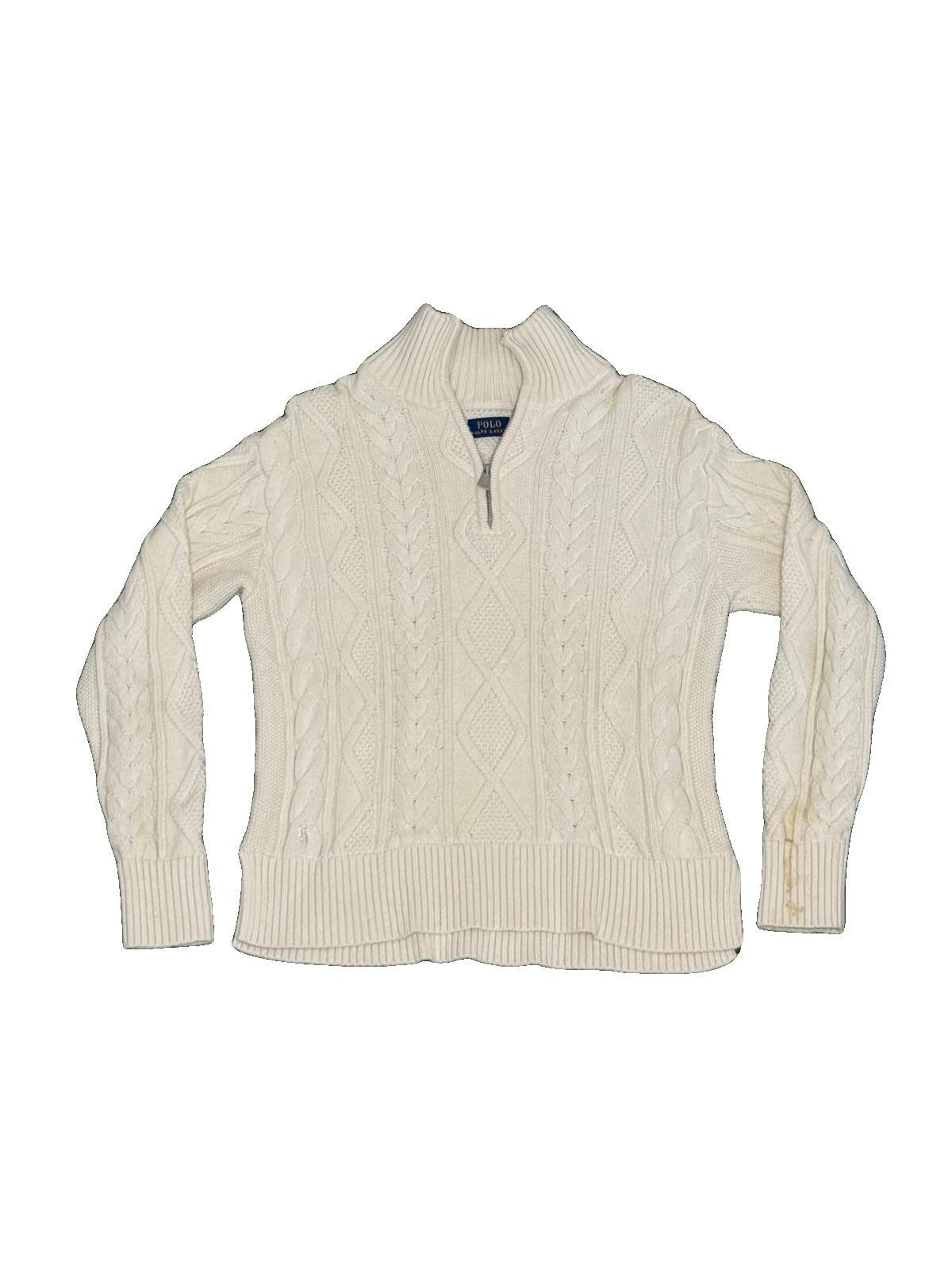 Polo Ralph Lauren Ladies Polo Ralph Lauren Quarter Zip Sweater Size XS / US 0-2 / IT 36-38 - 1 Thumbnail