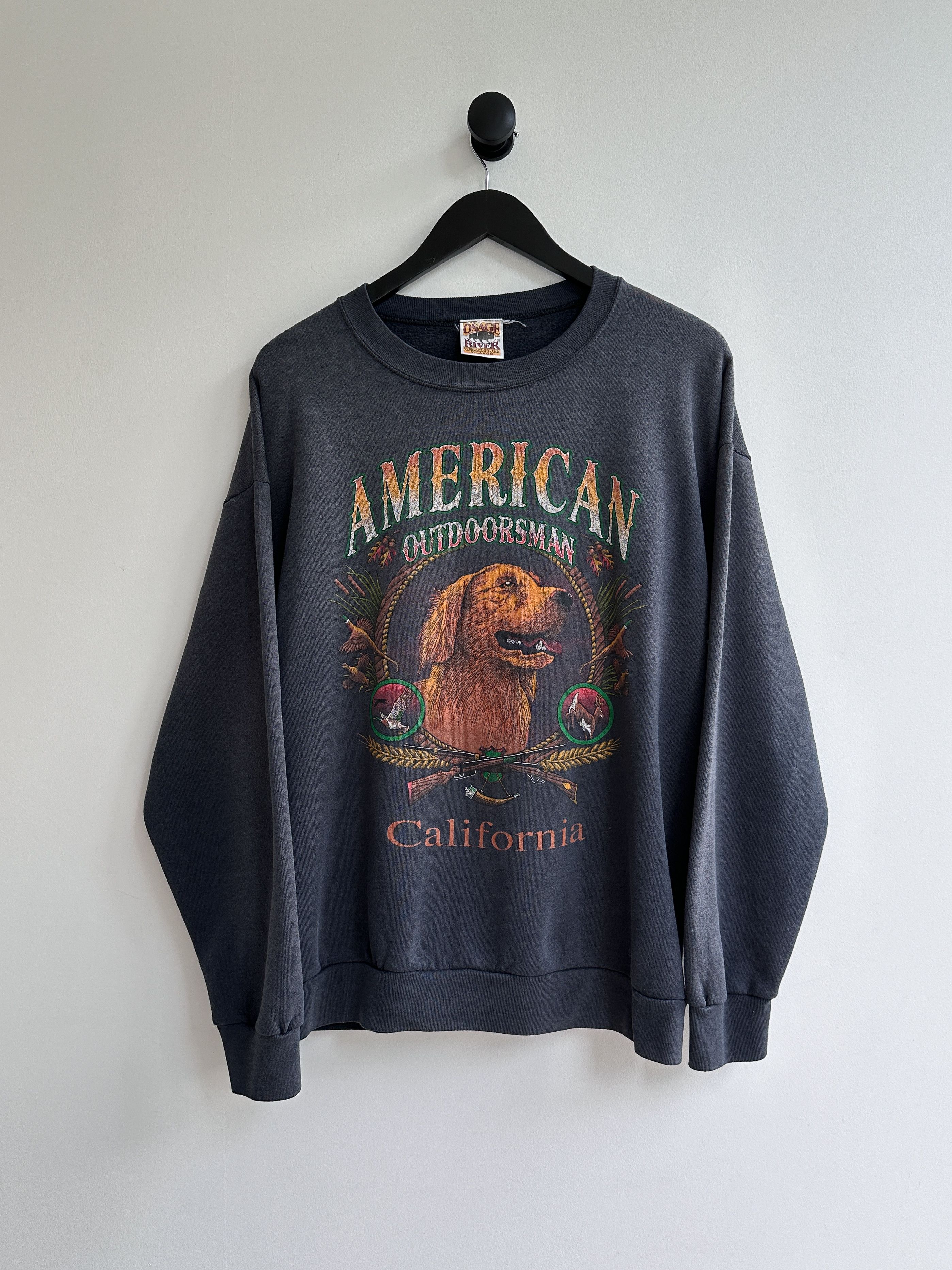 Vintage Vintage American Outdoorsman Sweatshirt Size US L / EU 52-54 / 3 - 1 Thumbnail