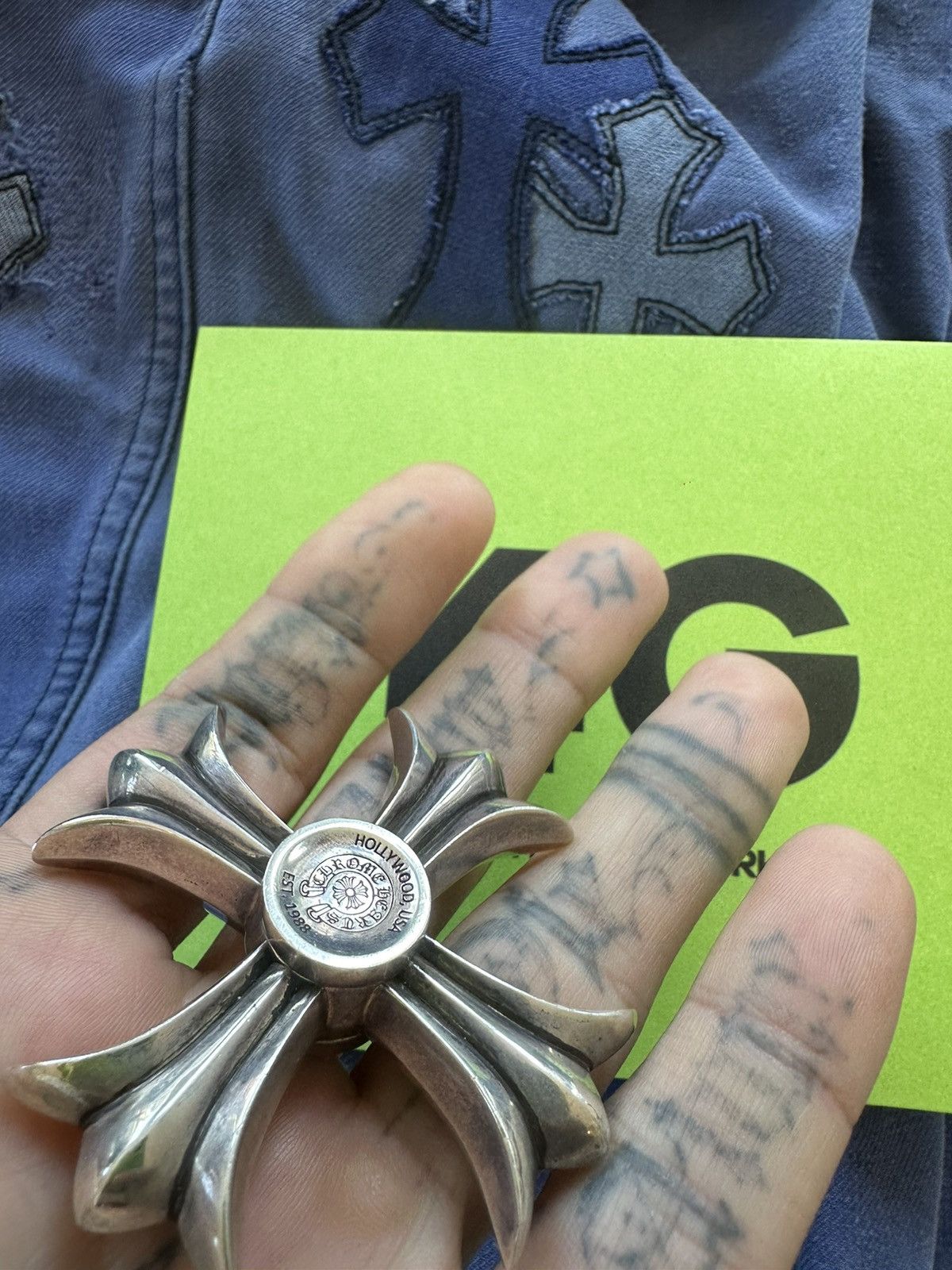 Chrome Hearts Chrome Hearts Cross Plus SOLID SILVER FIDGET SPINNER Size ONE SIZE - 16 Thumbnail
