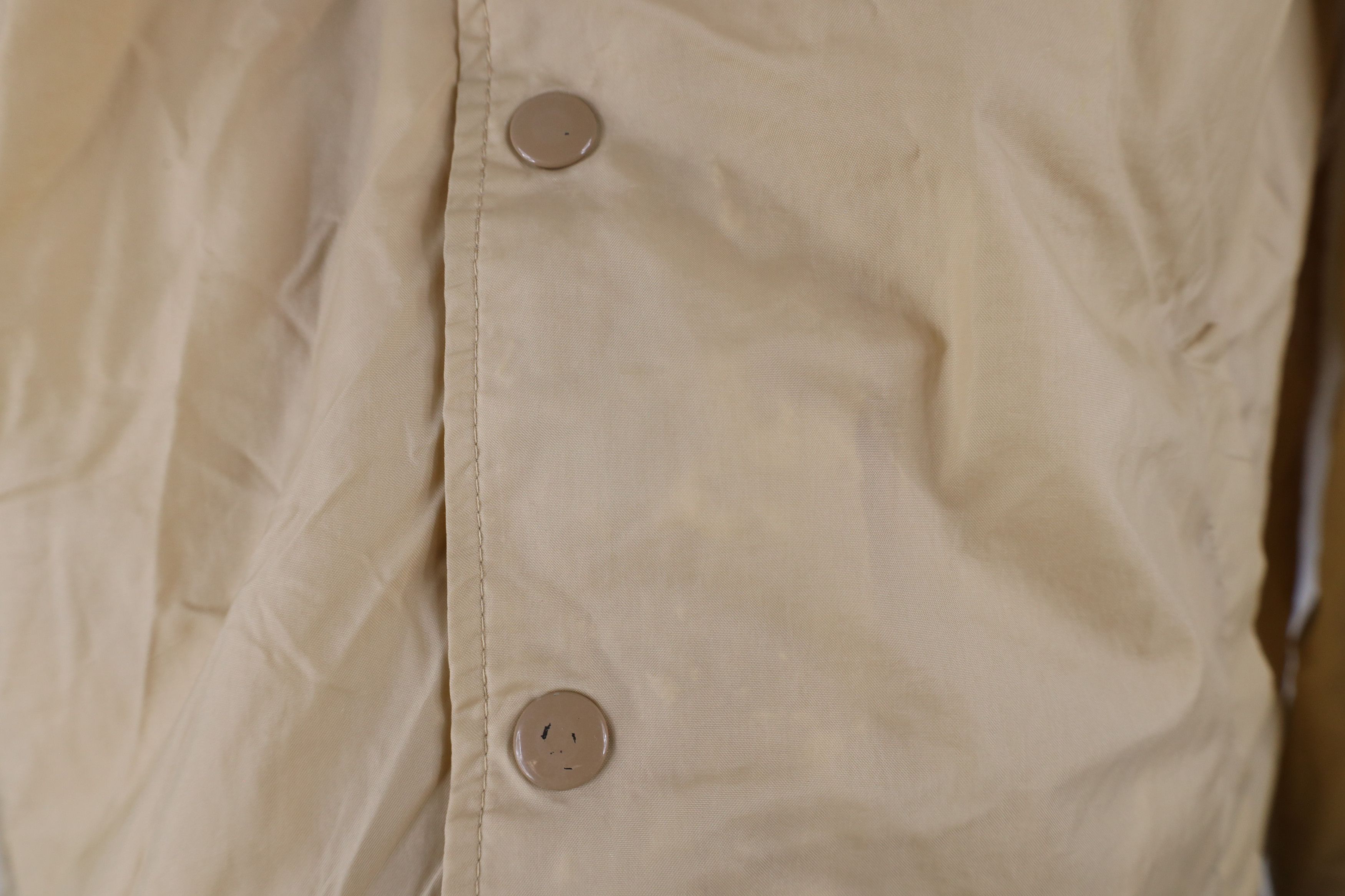 Vintage Vintage 70s Streetwear Coaches Windbreaker Jacket Beige Size US M / EU 48-50 / 2 - 4 Thumbnail