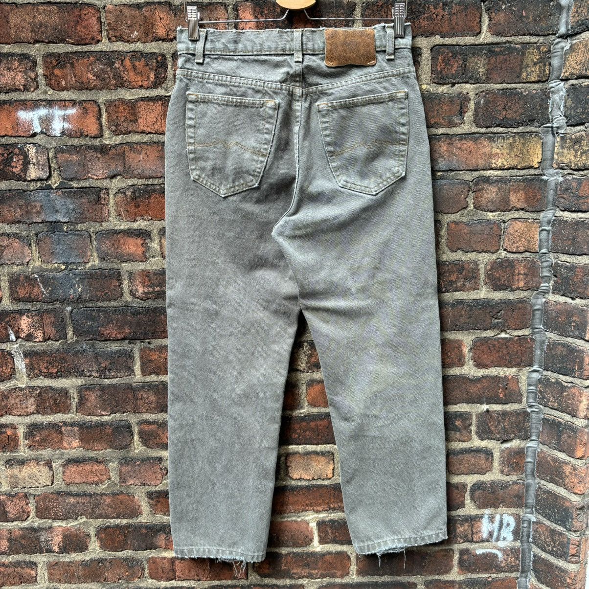 Jean × Vintage Vintage 1990s Faded Green Denim Jeans Size US 30 / EU 46 - 9 Thumbnail