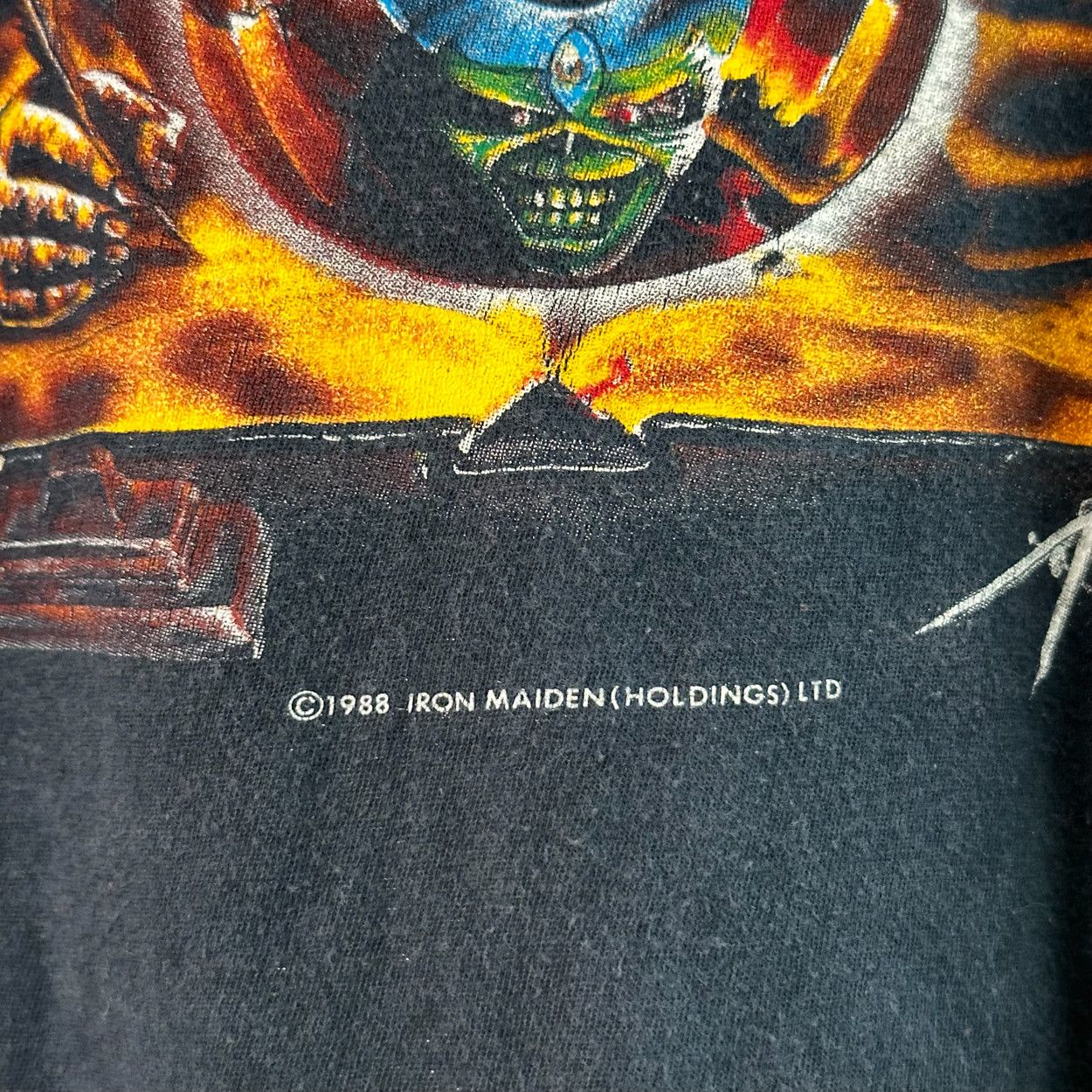 Vintage RARE 1988 Iron Maiden Tour t shirt size L Size US L / EU 52-54 / 3 - 2 Thumbnail