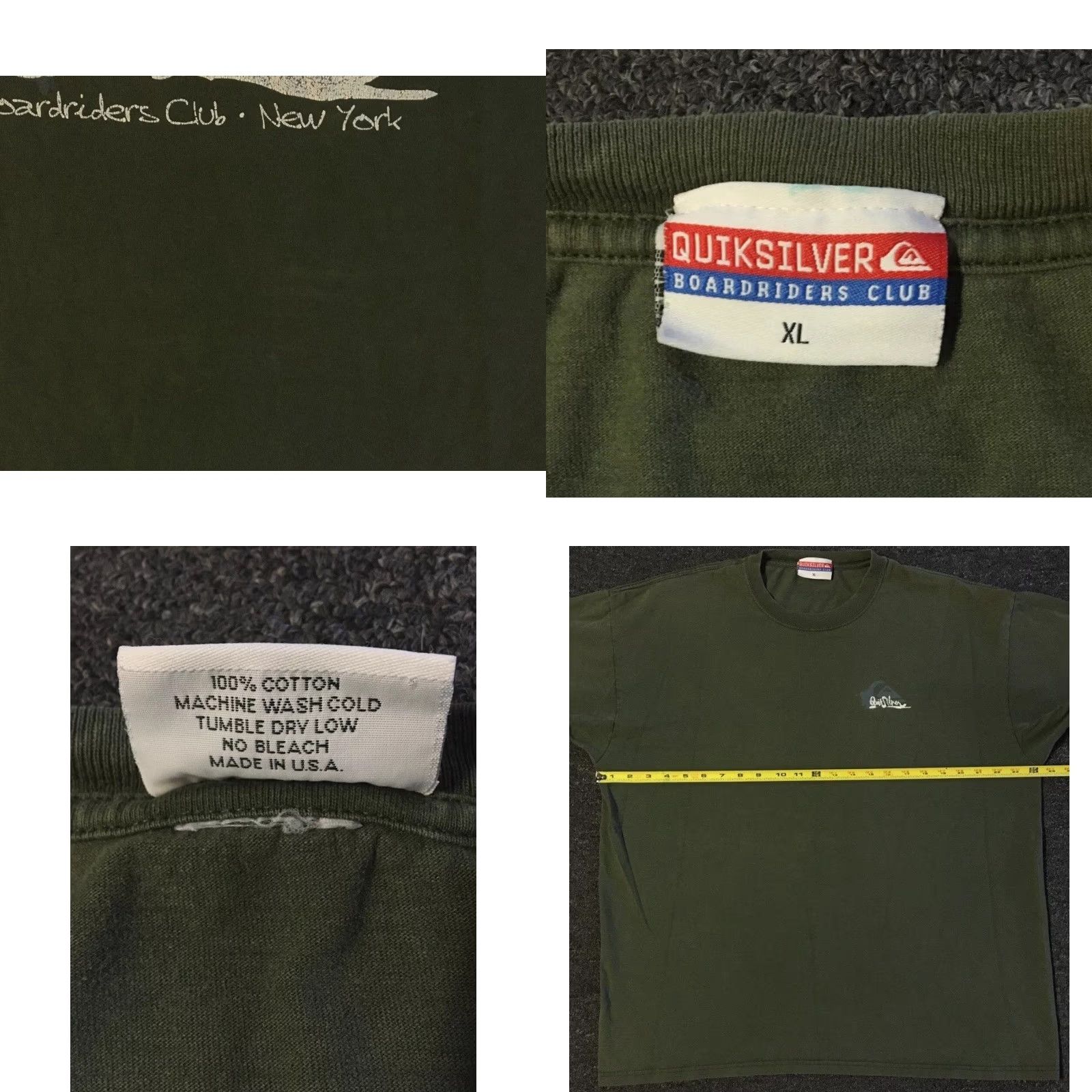 Billabong VINTAGE Quiksilver NY Faded Shirt XL Surf Grunge 90s Y2K TC Ocean Beach Ocean Pacific USA Mens Shirt Size US XL / EU 56 / 4 - 9 Thumbnail