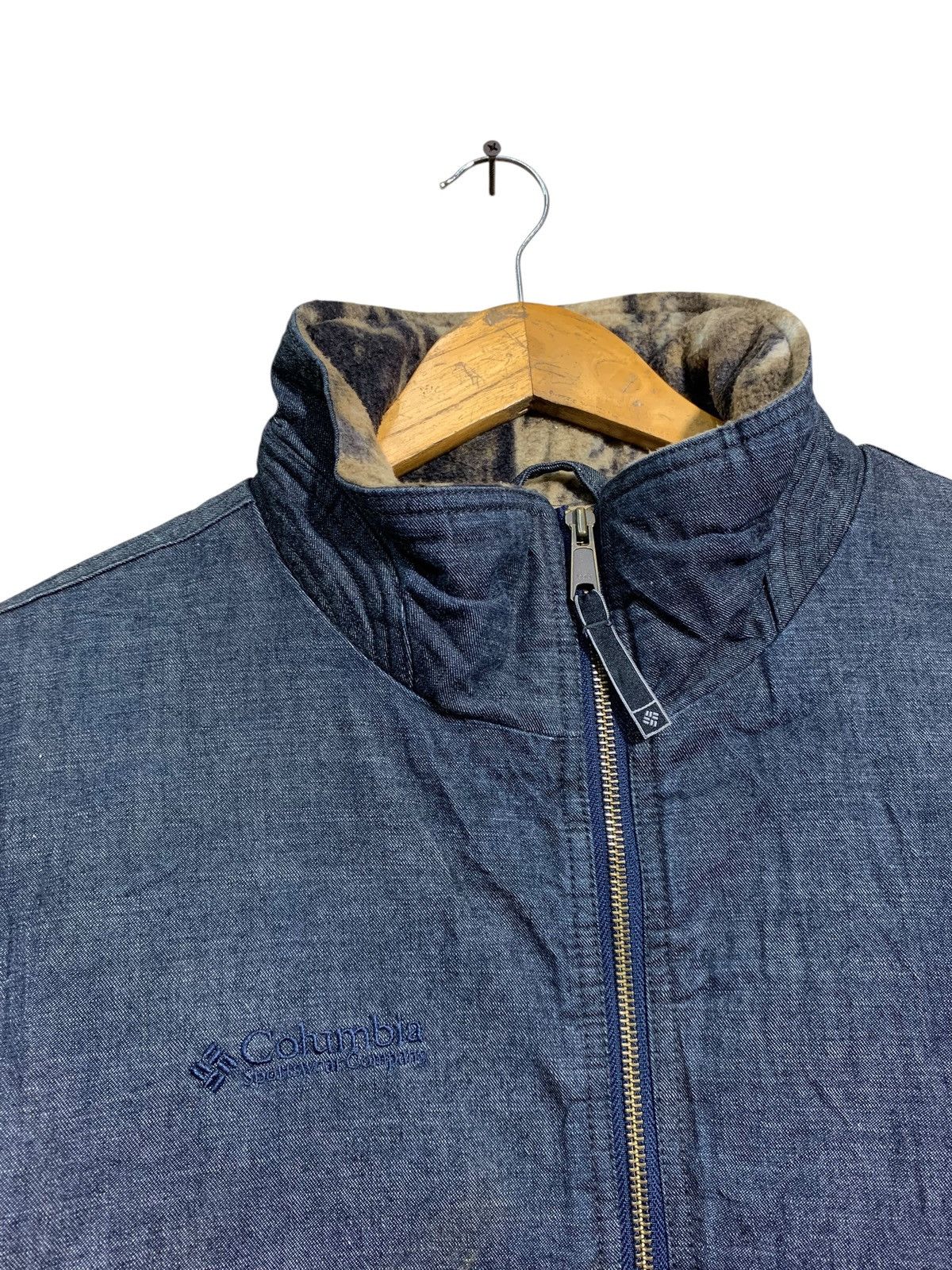 Columbia 🔥COLUMBIA DENIM WITH FLEECE INNER JACKETS Size US S / EU 44-46 / 1 - 6 Thumbnail