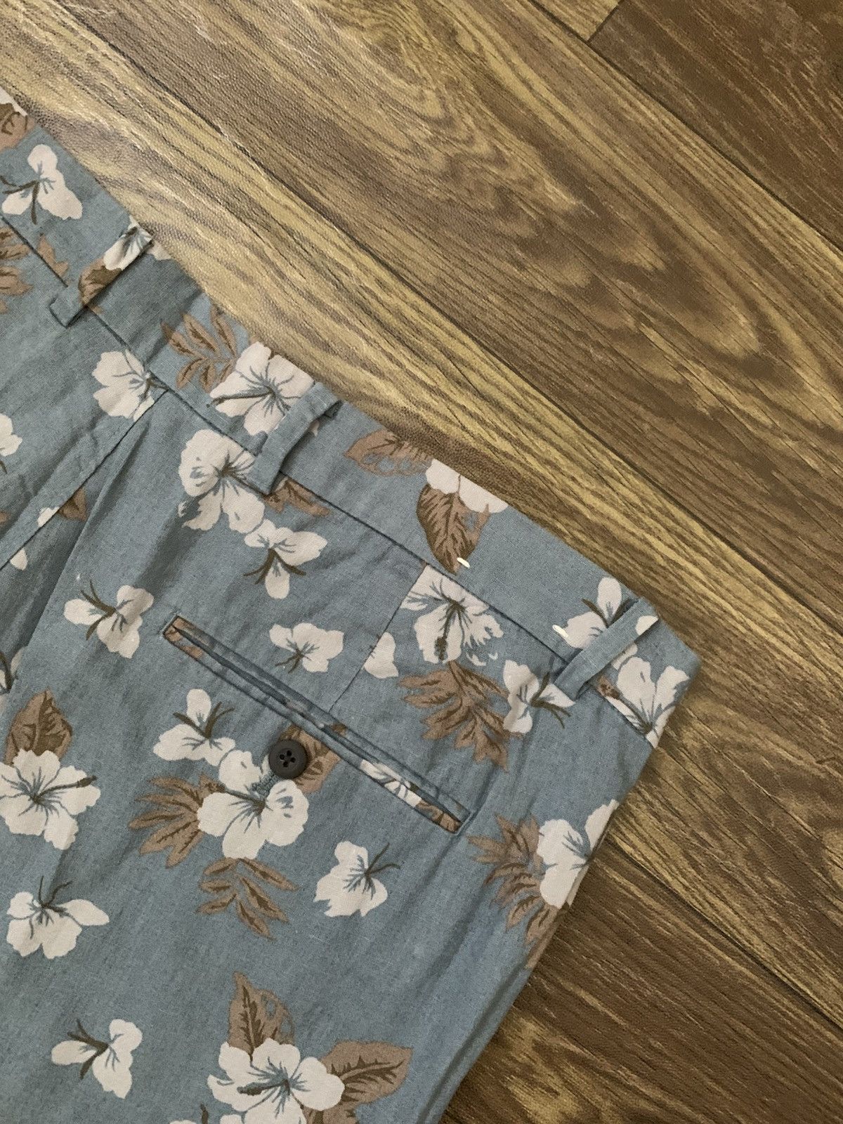 Jil Sander × Uniqlo Mens Floral Hawaian Pants UNIQLO Size US 38 / EU 54 - 6 Thumbnail