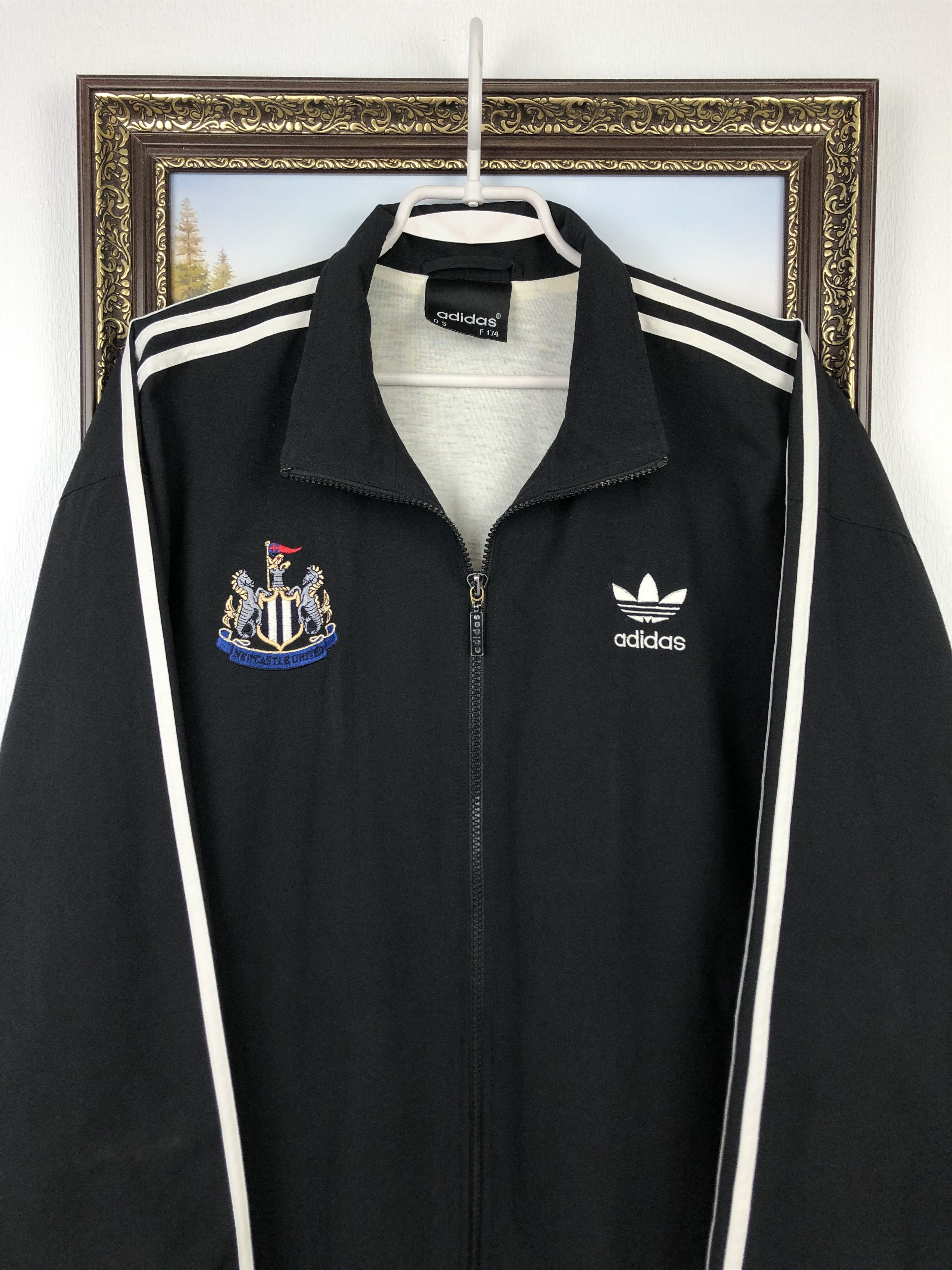 Adidas Vintage Adidas Newcastle Football Track Top Soccer Jacket Size US M / EU 48-50 / 2 - 2 Thumbnail
