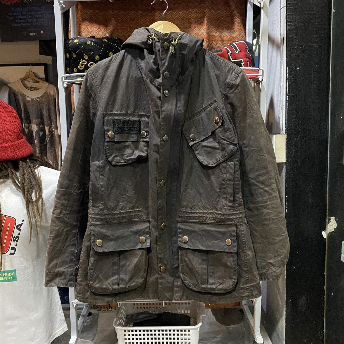 Barbour Barbour International FOG waxed parka Size US S / EU 44-46 / 1 - 1 Thumbnail