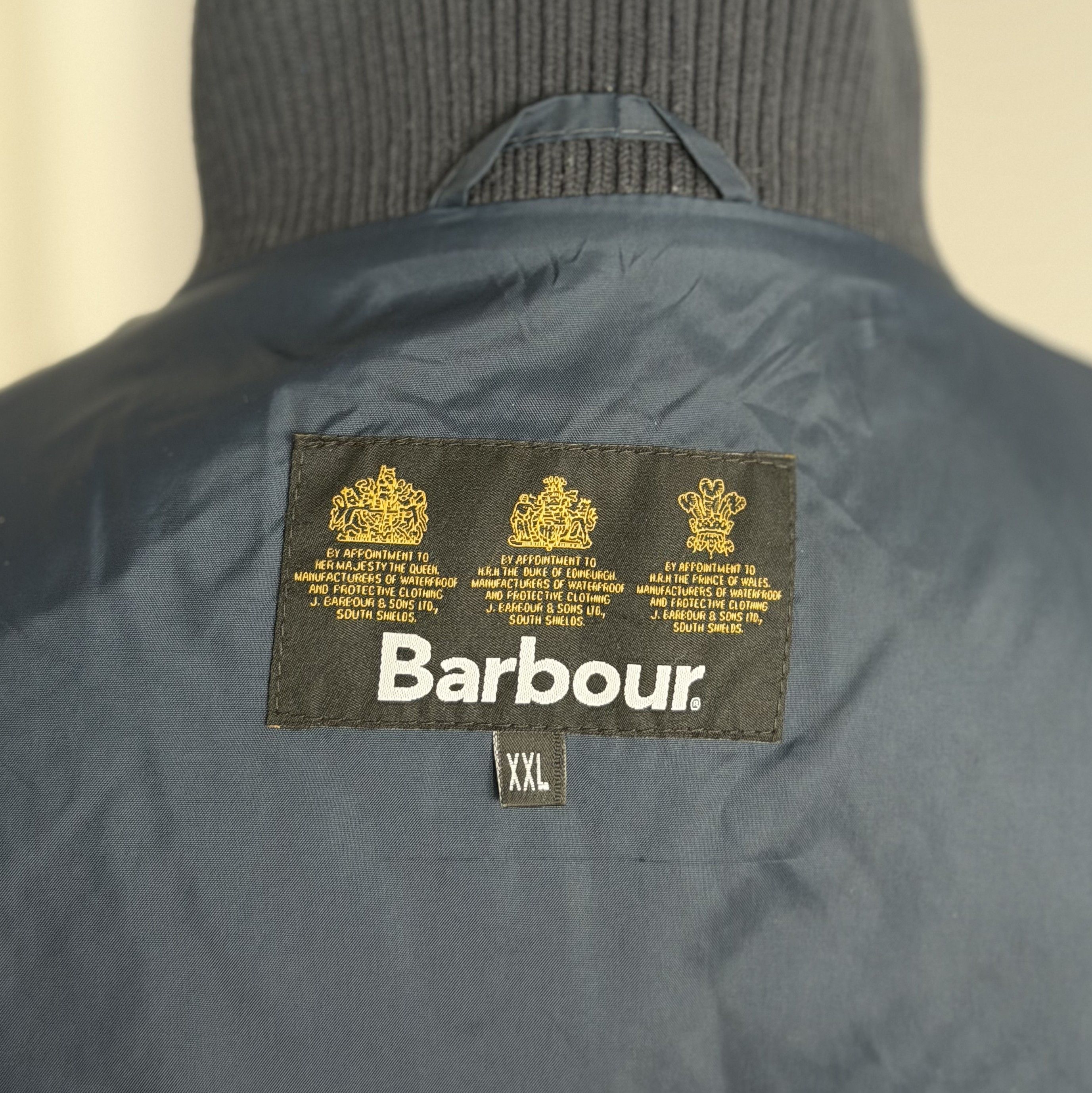 Barbour BARBOUR Chelsea Rib Neck Mens Quilted Jacket Size XXL Navy Size US XXL / EU 58 / 5 - 13 Thumbnail
