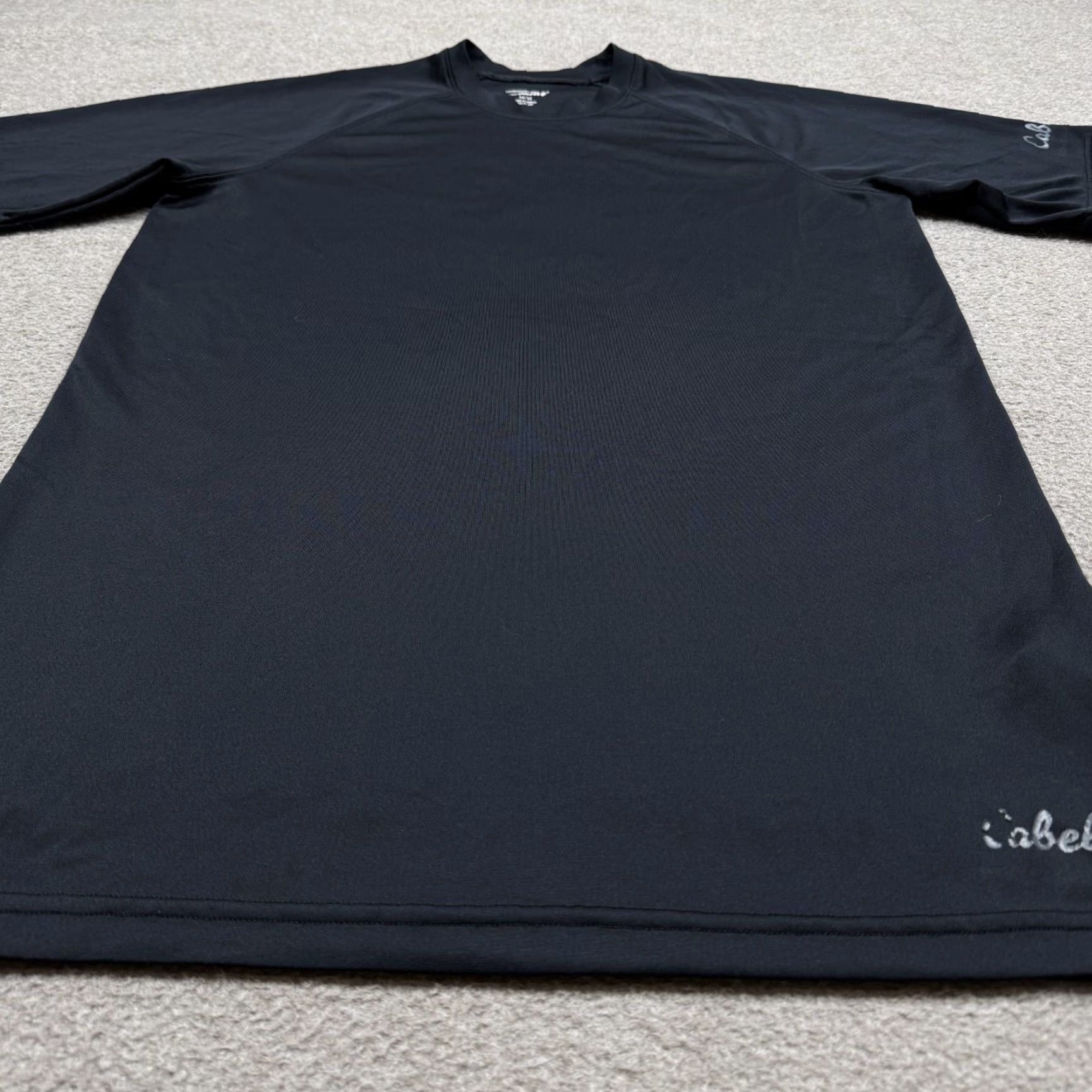Vintage Cabela's Men's Shirt M Black Short Sleeve Performance Outdoor Camping Hiker Shirt Nike Size US M / EU 48-50 / 2 - 3 Thumbnail