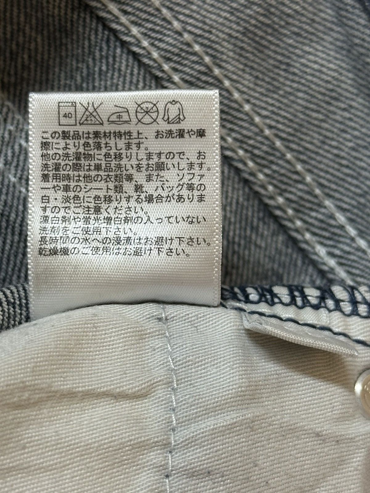 Evisu Vintage Japanese Uniqlo Blue Faded Wash Distress Style Jeans Size US 30 / EU 46 - 10 Thumbnail