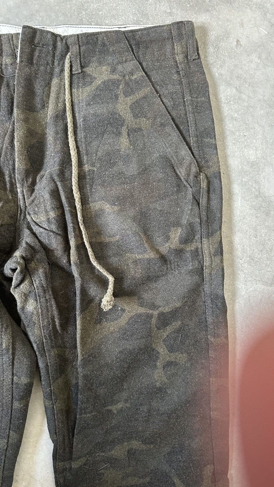Japanese Brand VINTAGE GLOBAL WORK ARMY WOOL CARGO PANT Size US 36 / EU 52 - 5 Thumbnail