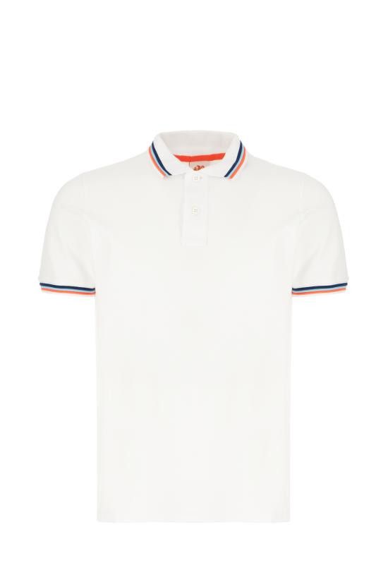 Sundek SUNDEK Men Polo Shirts M5S091M779PLJ6500 00634 WHITE Size US M / EU 48-50 / 2 - 1 Thumbnail