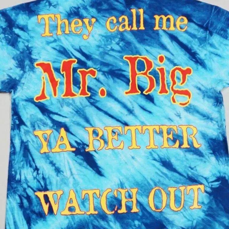 Band Tees × Vintage 1994 "Mr. Big" Tie dye T-Shirt Made In Usa Size US L / EU 52-54 / 3 - 6 Thumbnail