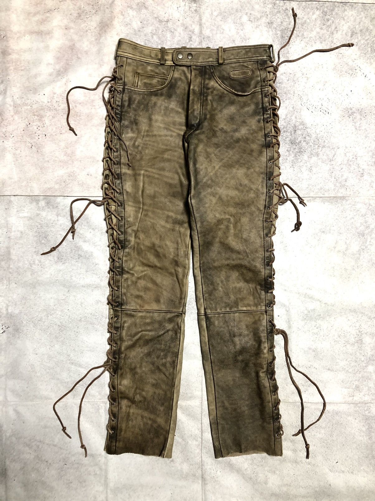 If Six Was Nine Men's Leather Pants | Grailed