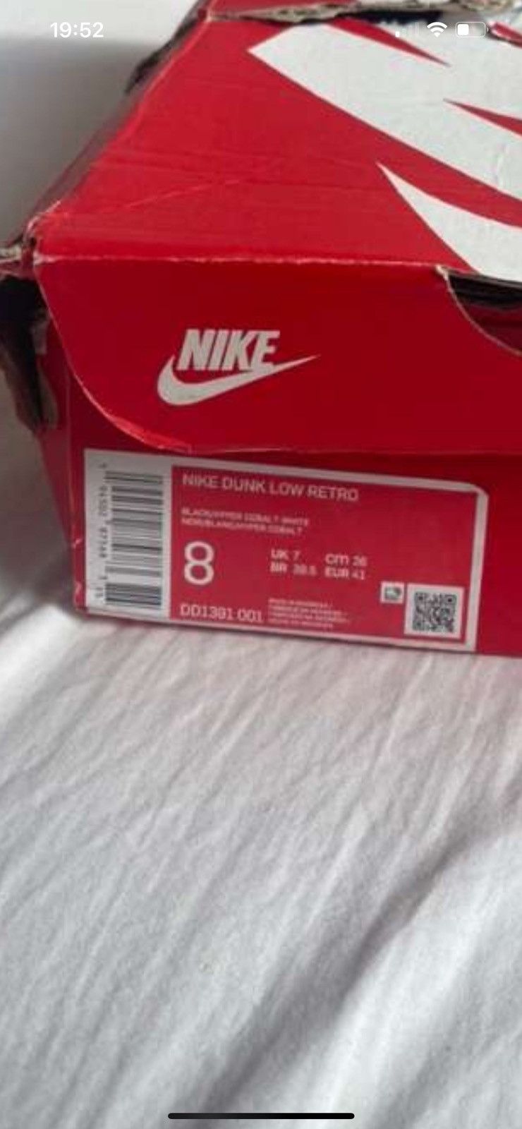 Nike Nike Dunk Low Retro Black / Hyper Cobalt White ds Size US 8 / EU 41 - 5 Thumbnail