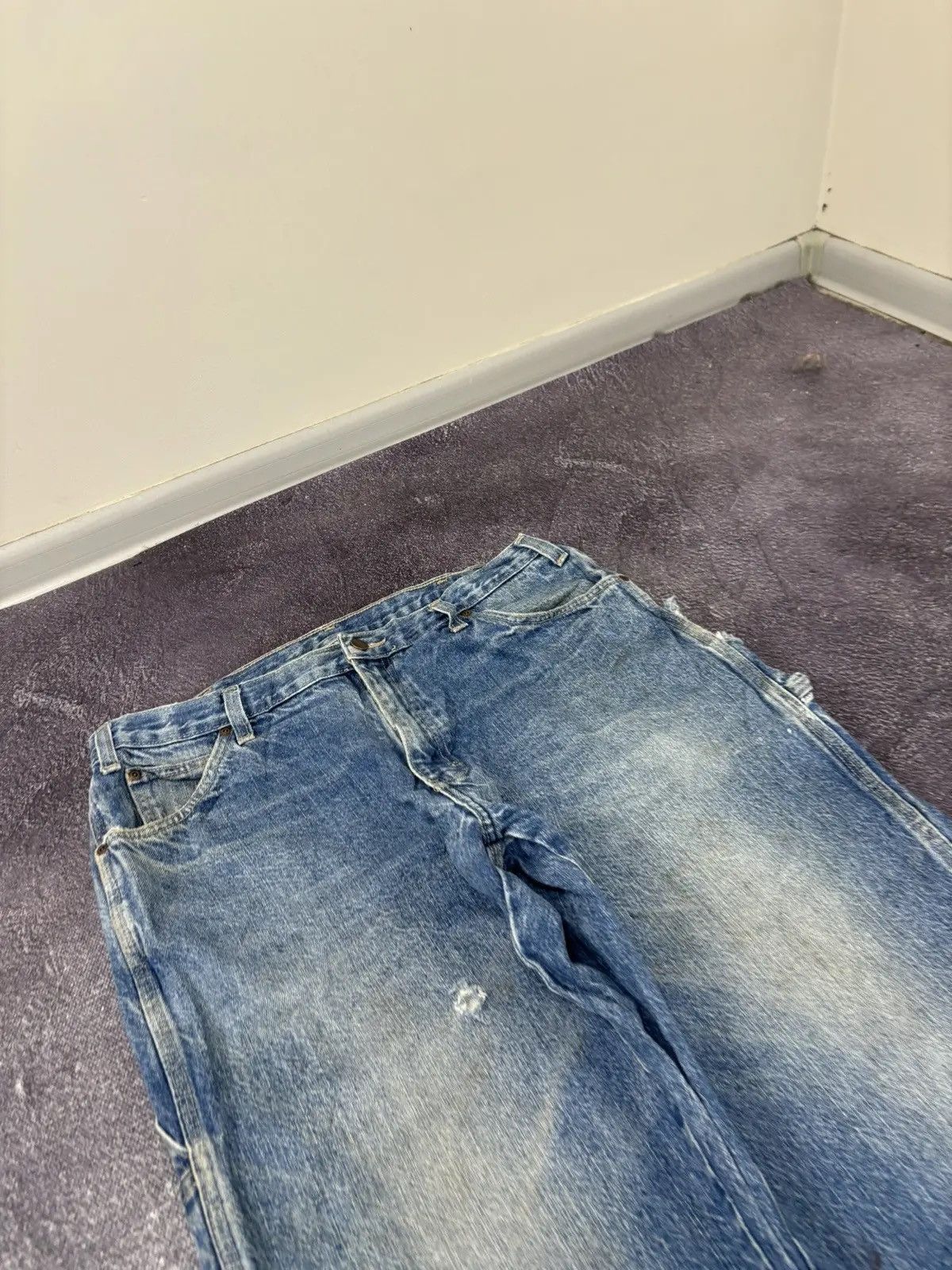 Dickies × Vintage Vintage Dickies Y2K Blue American Denim Work Hype Jeans Size US 36 / EU 52 - 10 Thumbnail