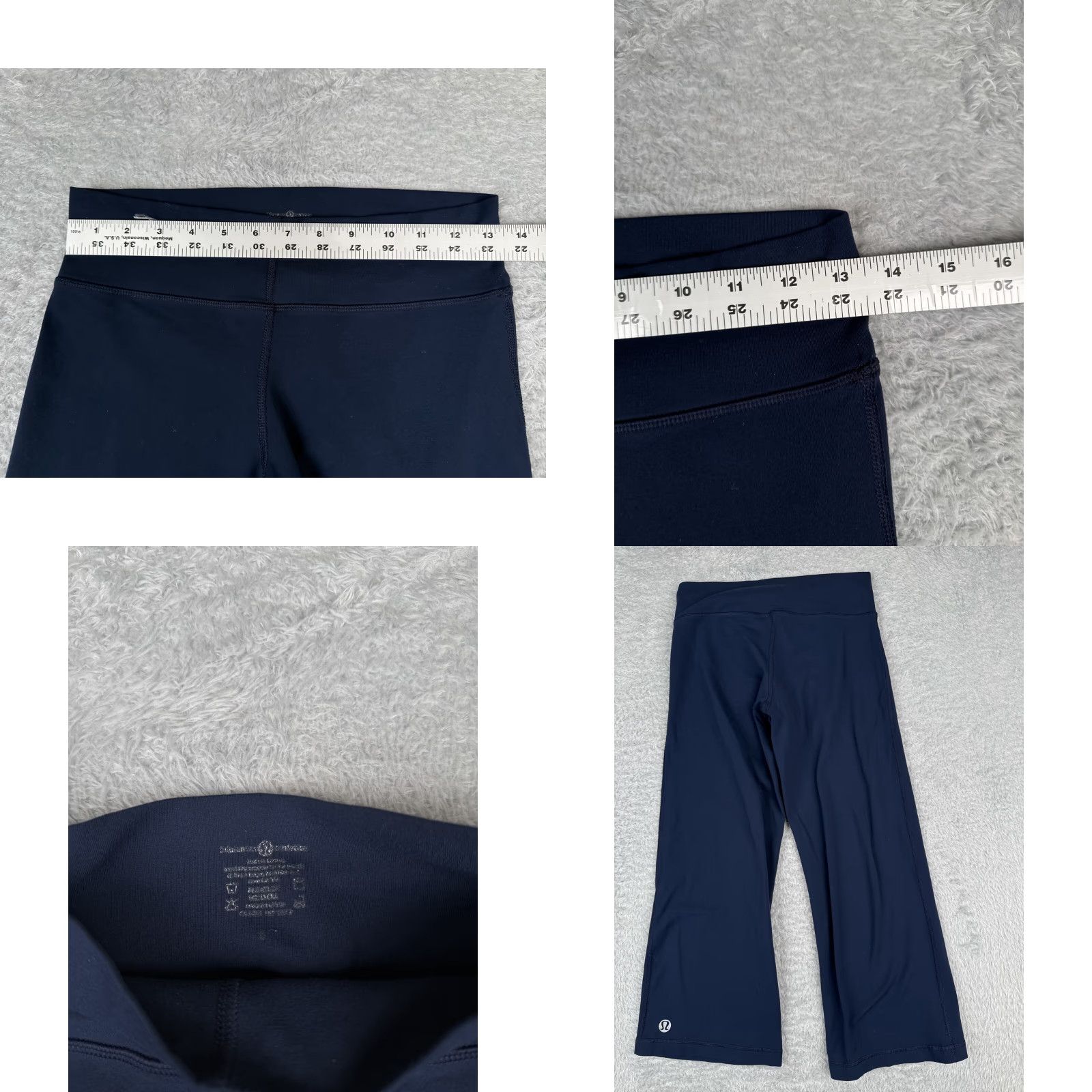 Lululemon VINTAGE Lululemon Pants Women 6 Wide-Leg Flare Yoga Activewear Blue Size 6 Size 28" / US 6 / IT 42 - 8 Thumbnail