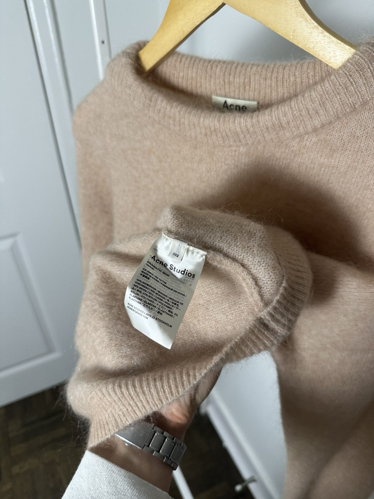 Acne Studios RARE GRAIL Acne Studios Baby Pink Mohair Knit Dramatic Moh Size US M / EU 48-50 / 2 - 6 Thumbnail