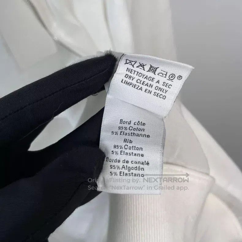 Hermes Hermes size 37 White Silk Collar Zipper Jacket Size M / US 6-8 / IT 42-44 - 9 Thumbnail