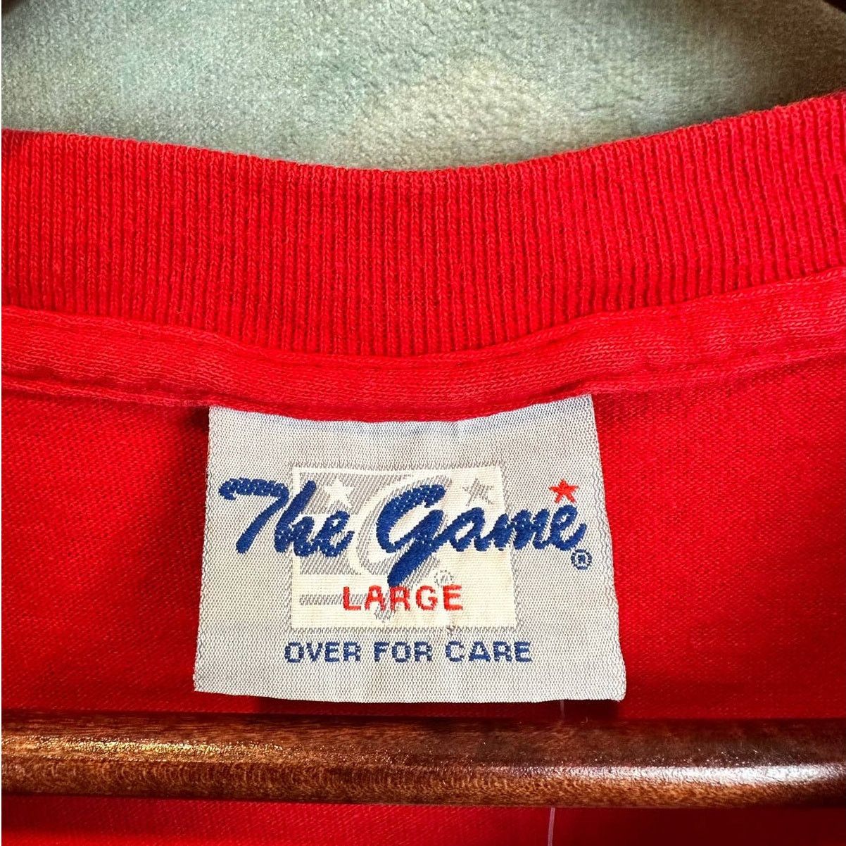 The Game × Vintage Vintage 90s Wisconsin Badgers T Shirt Mens Sz L Red Size US L / EU 52-54 / 3 - 6 Thumbnail