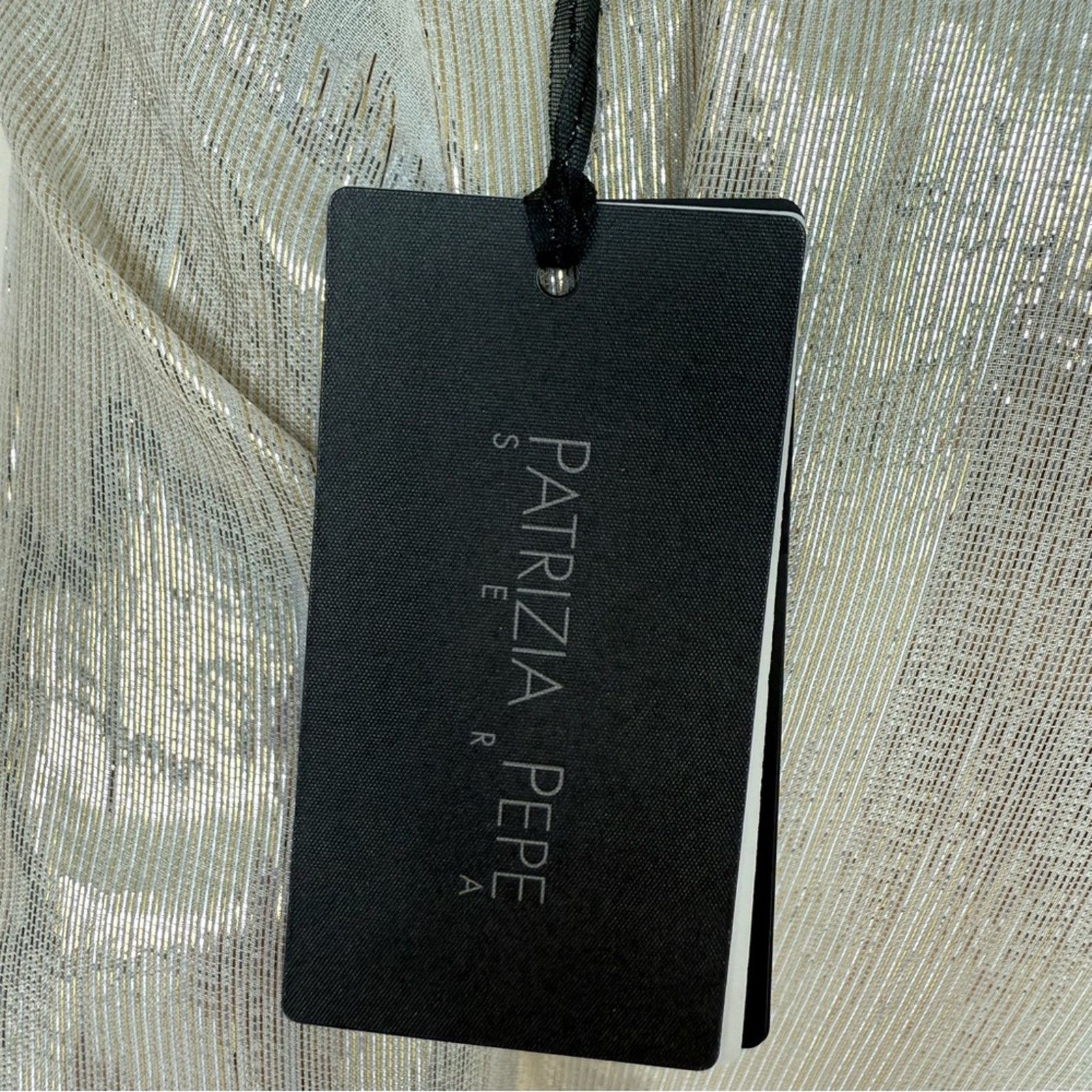 Patrizia Pepe NWT Patrizia Pepe women long sheer dress size 40IT or S 569$ Size S / US 4 / IT 40 - 8 Thumbnail