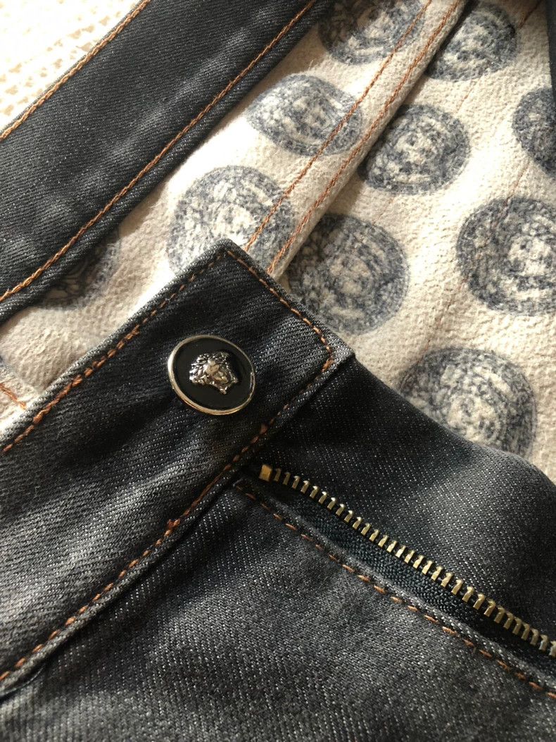 Versace Versace Temperament denim trousers Size US 36 / EU 52 - 4 Thumbnail