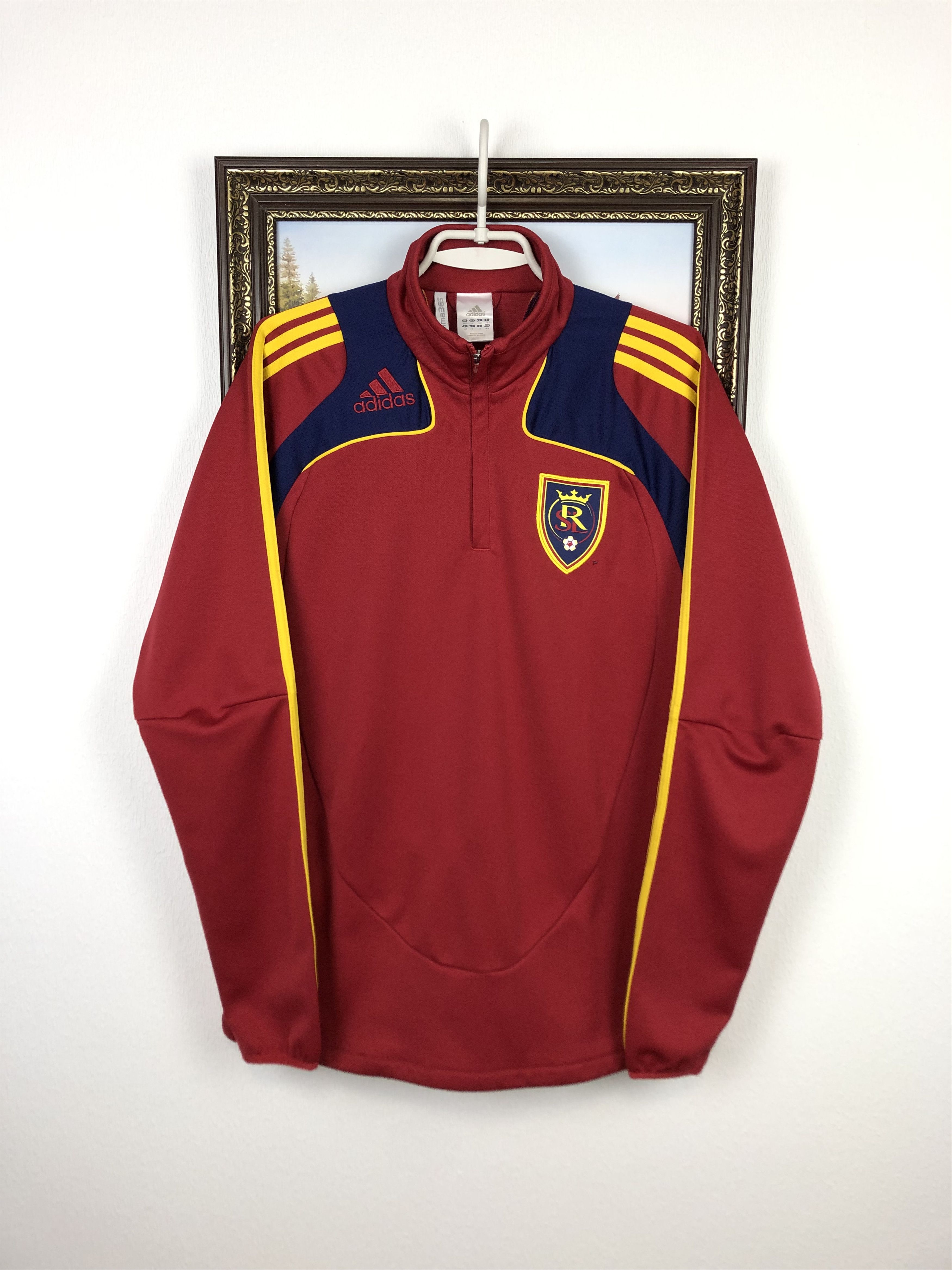 Adidas Vintage Adidas Real Salt Lake football Jacket Soccer Top Size US M / EU 48-50 / 2 - 1 Thumbnail