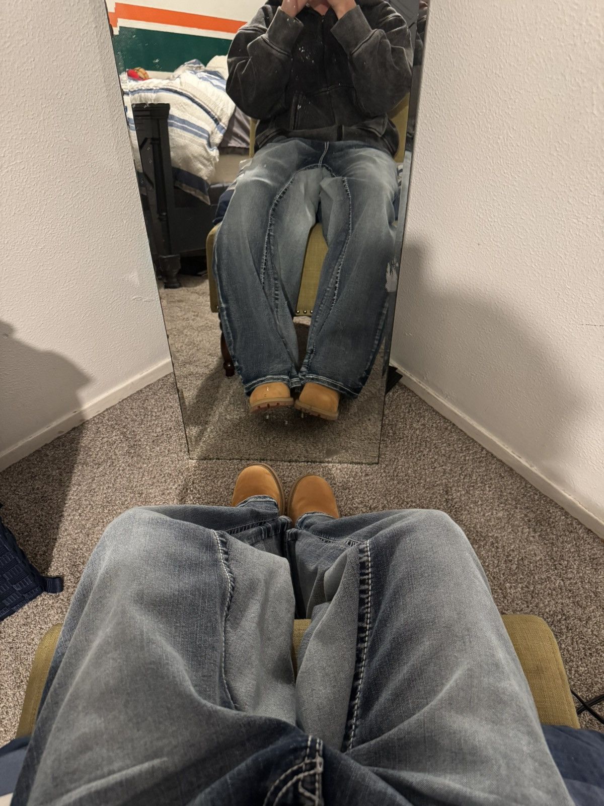 Other Custom True luck denim baggy jeans Size US 30 / EU 46 - 1 Thumbnail
