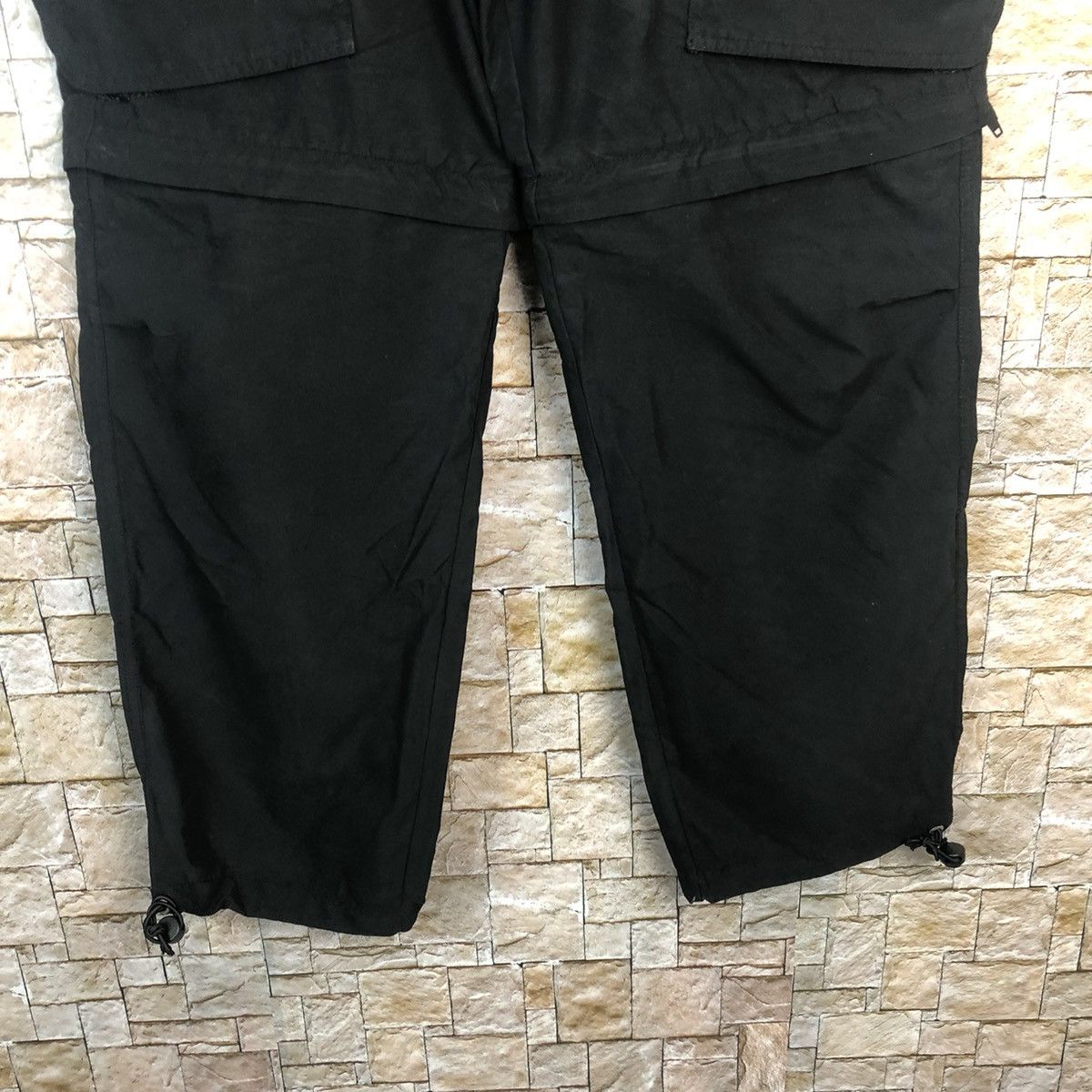 Japanese Brand Counter Culture Black Cargo Multipocket Pants #A340 Size US 30 / EU 46 - 7 Thumbnail