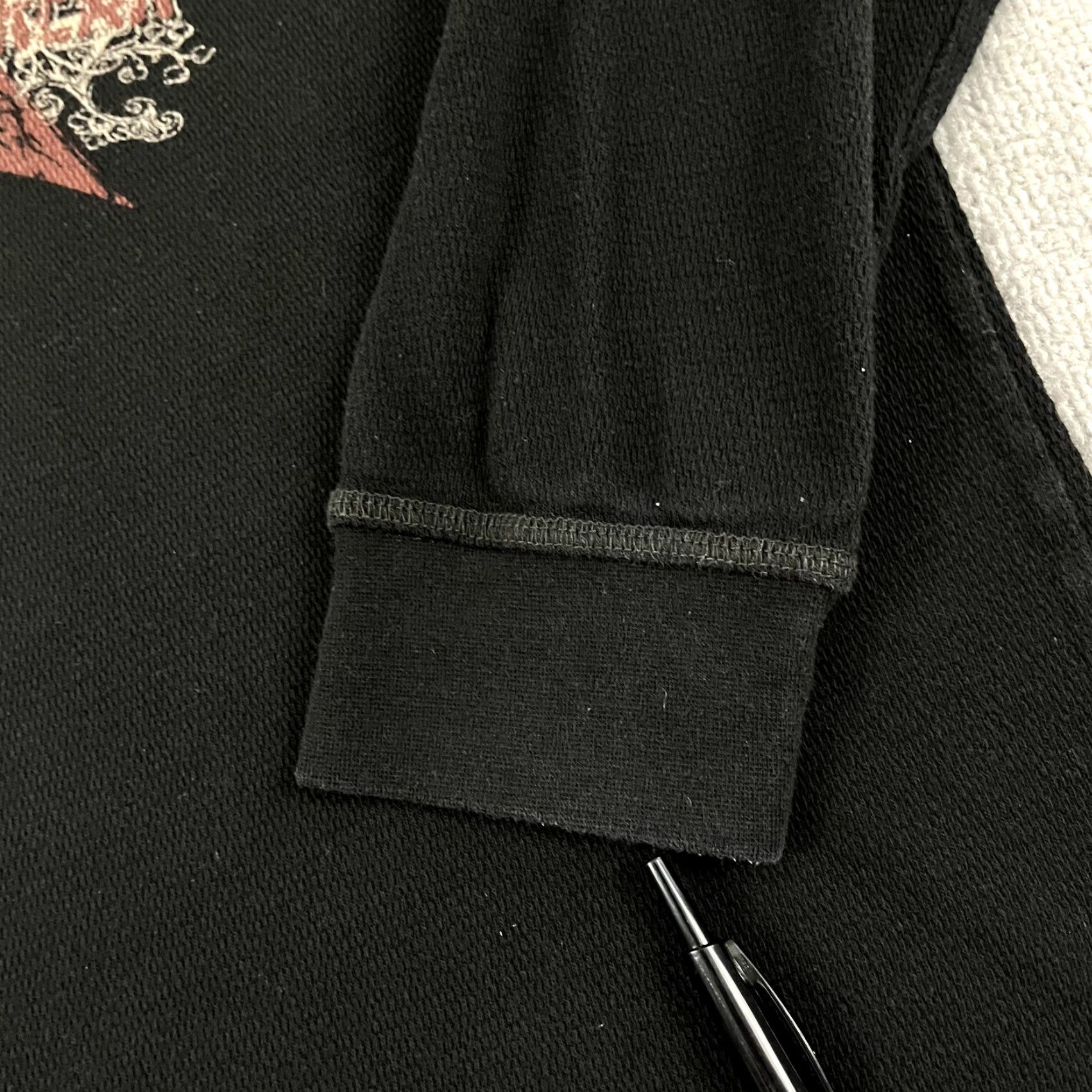 Vintage VINTAGE NO BOUNDARIES Shirt Mens XL Black Thermal Skater Rock N Roll Punk Graphic Y2K Size US XL / EU 56 / 4 - 7 Thumbnail