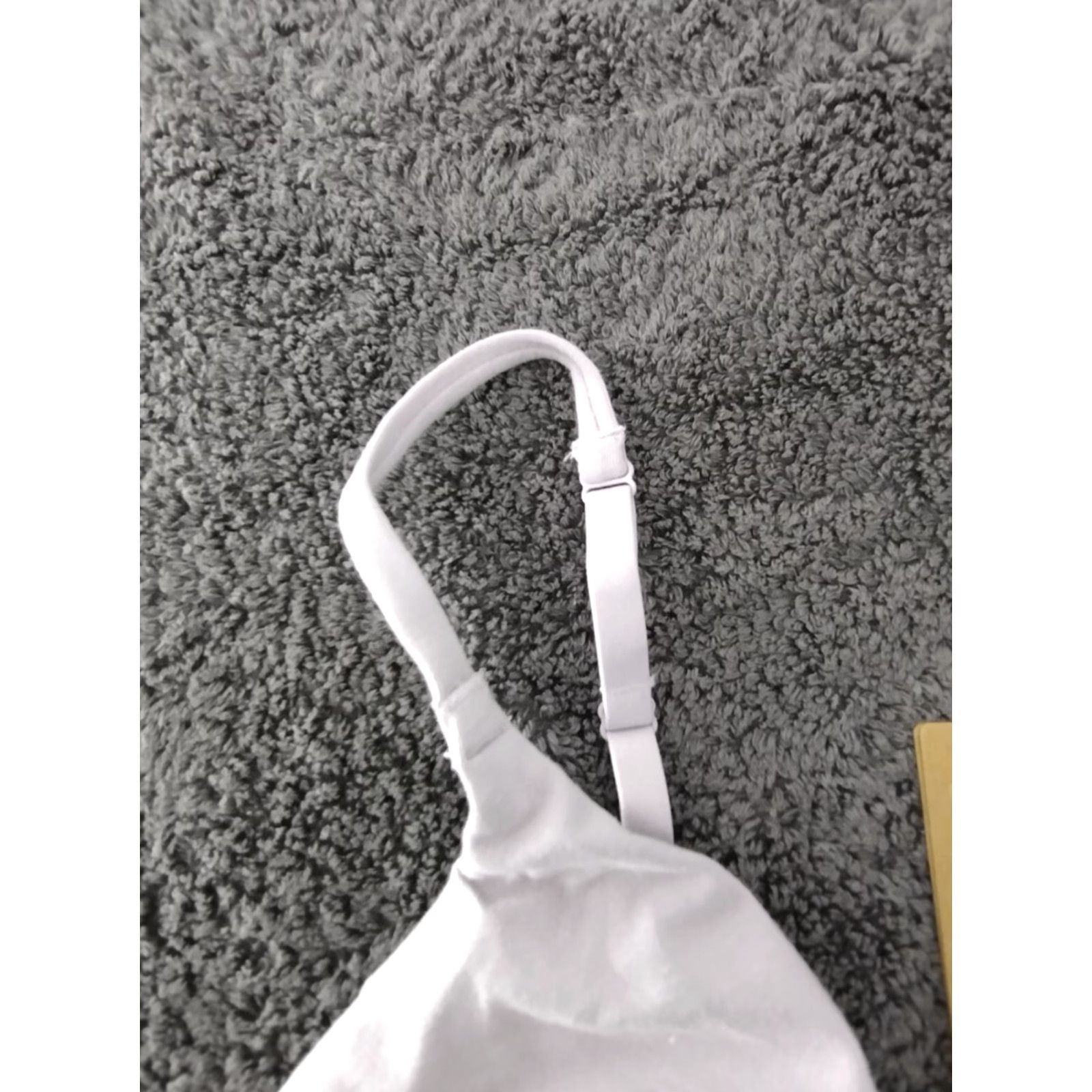 SKIMS SKIMS Bralette Shirt Women 2XS Iris Mica Triangle Cotton Jersey Wireless Adjustable Strap Sports Rose 90s Size ONE SIZE - 3 Thumbnail
