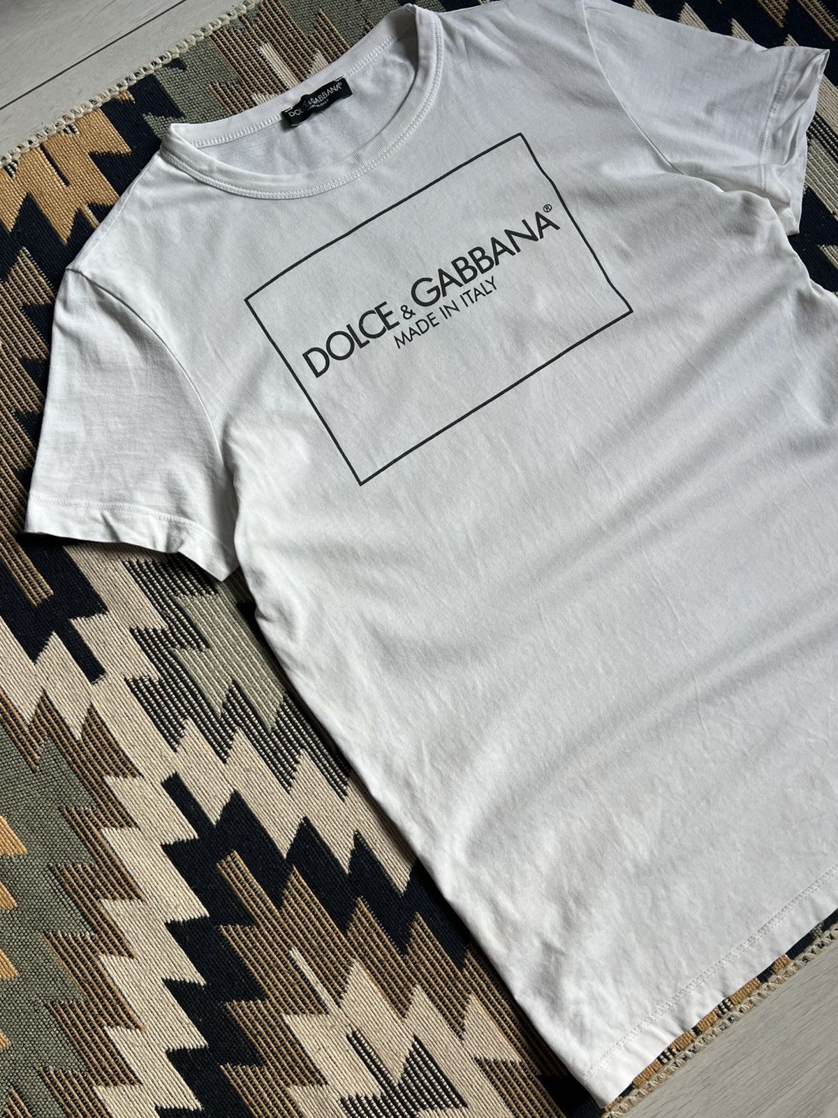 Dolce & Gabbana Dolce & Gabbana Big Logo Luxury T-shirt Size L / US 10 / IT 46 - 2 Thumbnail