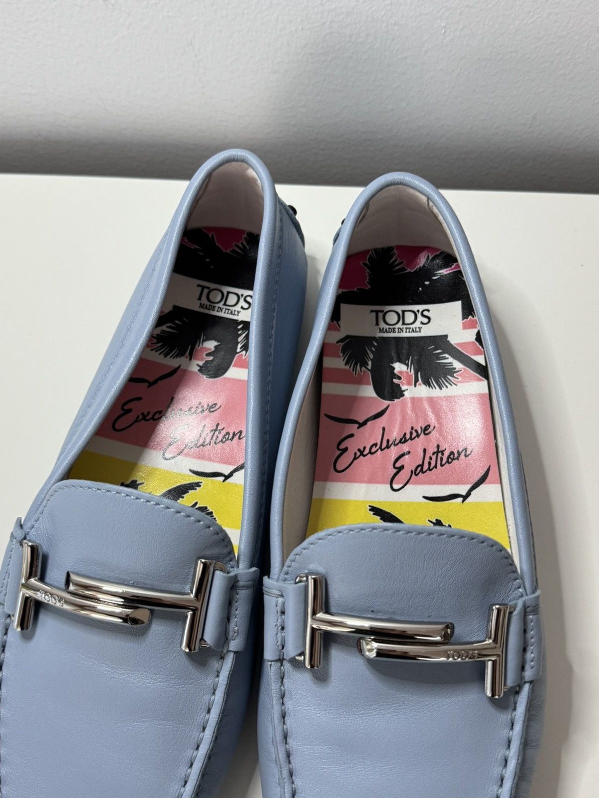 Tod's Tod’s Blue Flats Size US 6.5 / IT 36.5 - 3 Thumbnail