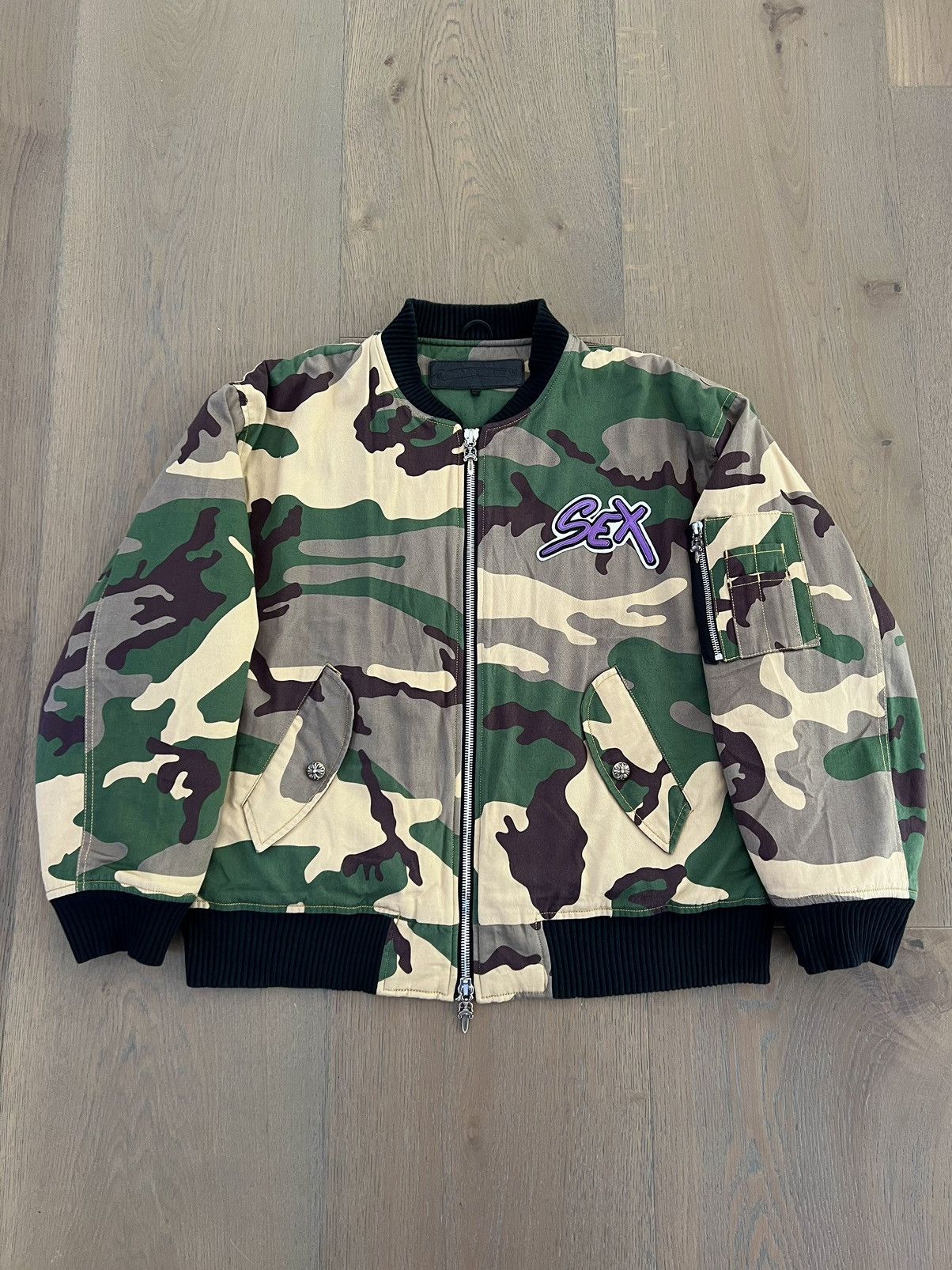 Chrome Hearts Chrome Hearts Matty Boy Sex Records Bomber Jacket Size US M / EU 48-50 / 2 - 4 Thumbnail
