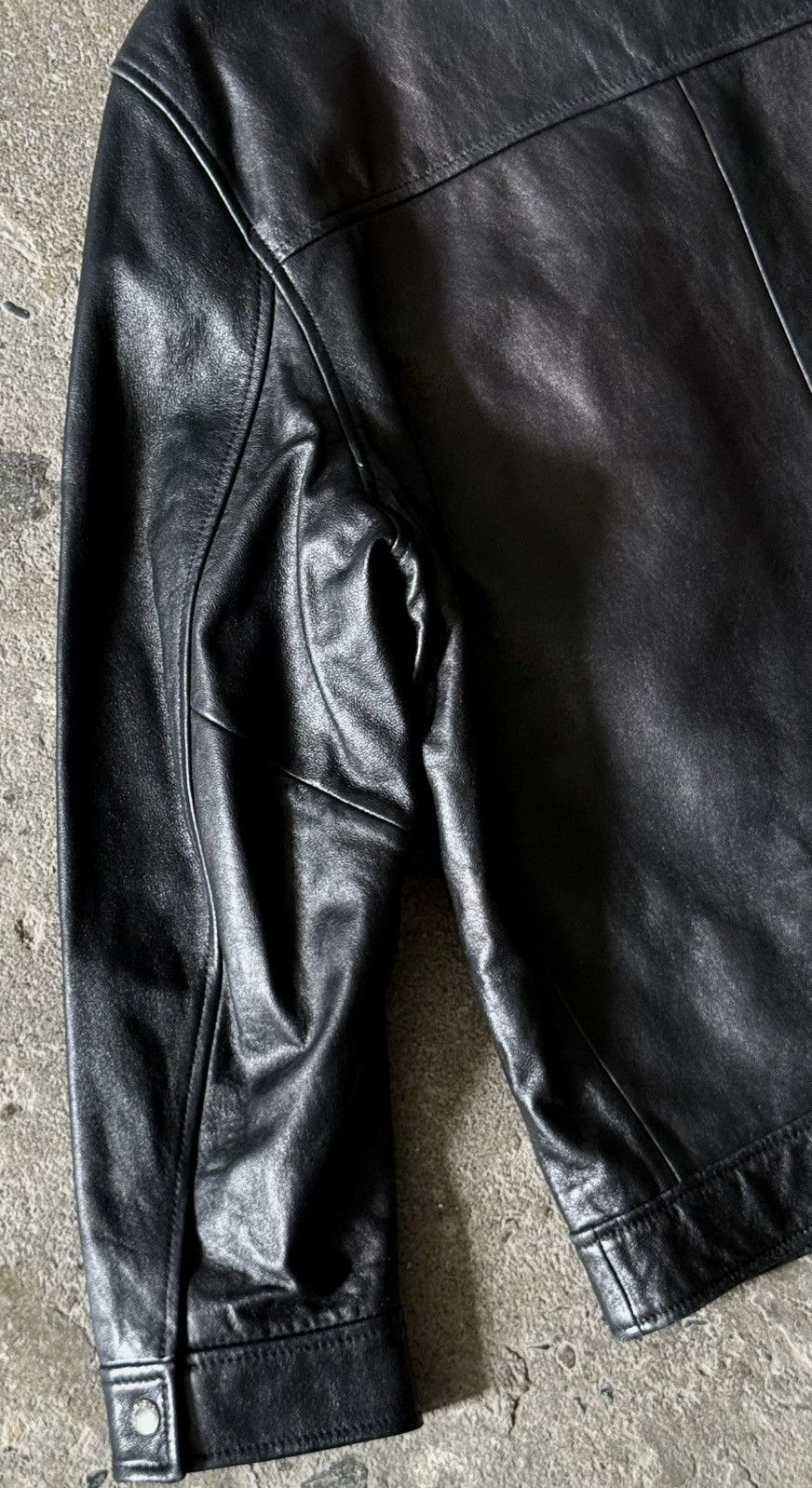 Balenciaga Balenciaga - 1997 - Nicolas Ghesquière - Moto Leather Jacket Size US L / EU 52-54 / 3 - 24 Thumbnail
