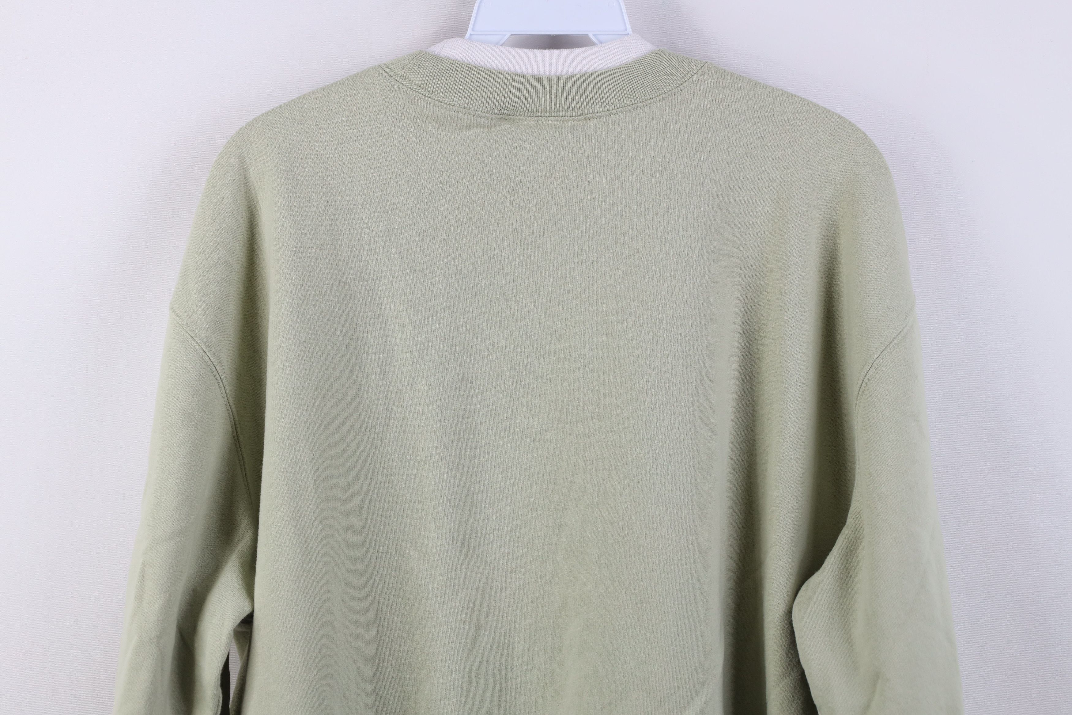 Vintage Vintage 90s Y2K Streetwear Butterfly Nature Sweatshirt Green Size XL / US 12-14 / IT 48-50 - 13 Thumbnail