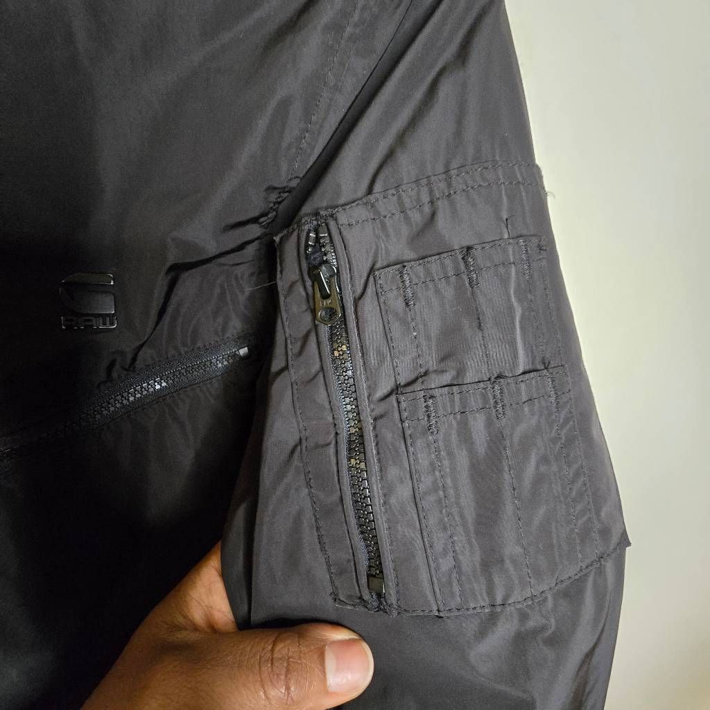 G-Star G-Star Raw Timor Biker Overshirt Jacket Women’s Small Black Size S / US 4 / IT 40 - 10 Thumbnail