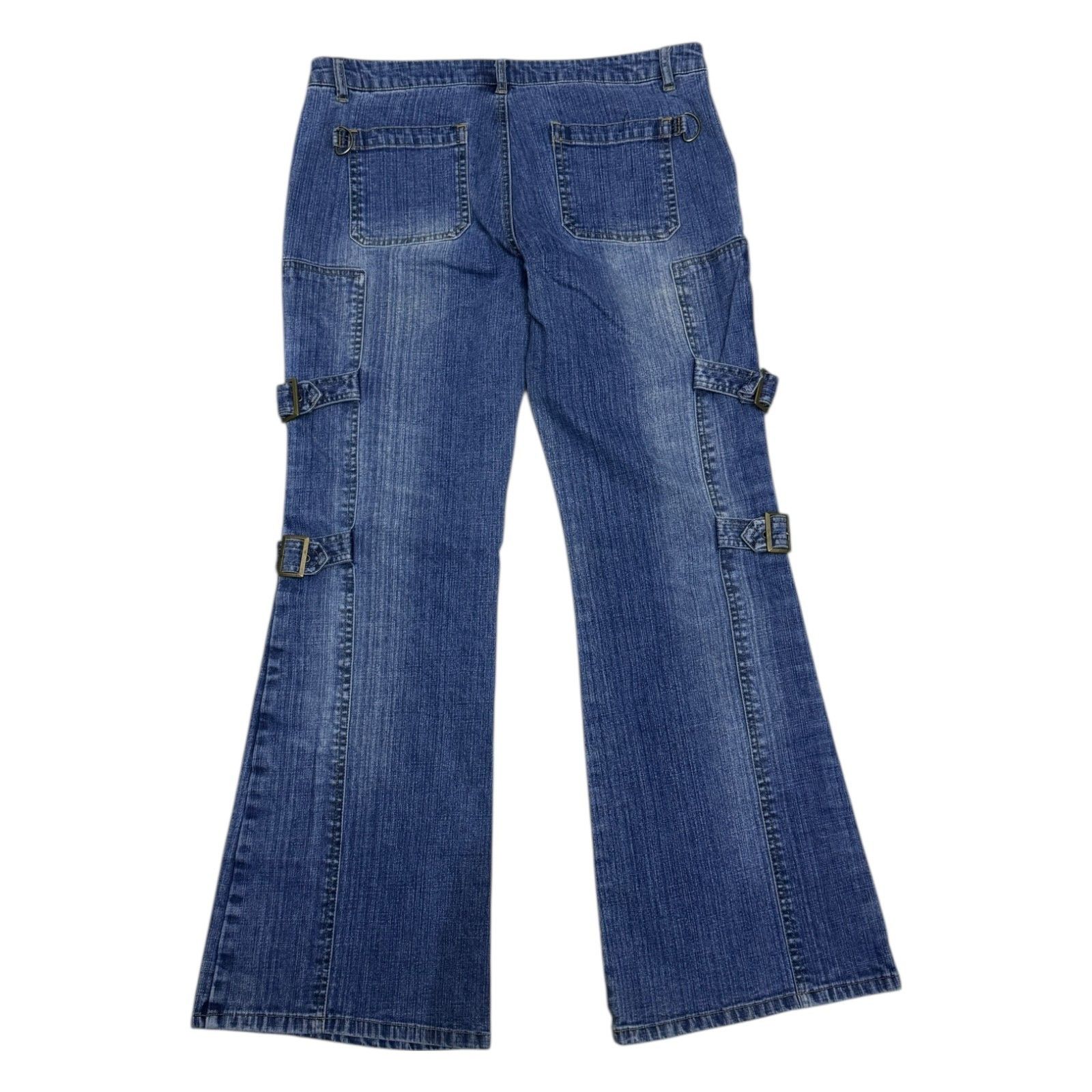 Other YOUNIQUE Vintage Y2K Flared Bootcut Casual Denim Jeans 12 Size 32" / US 10 / IT 46 - 2 Thumbnail
