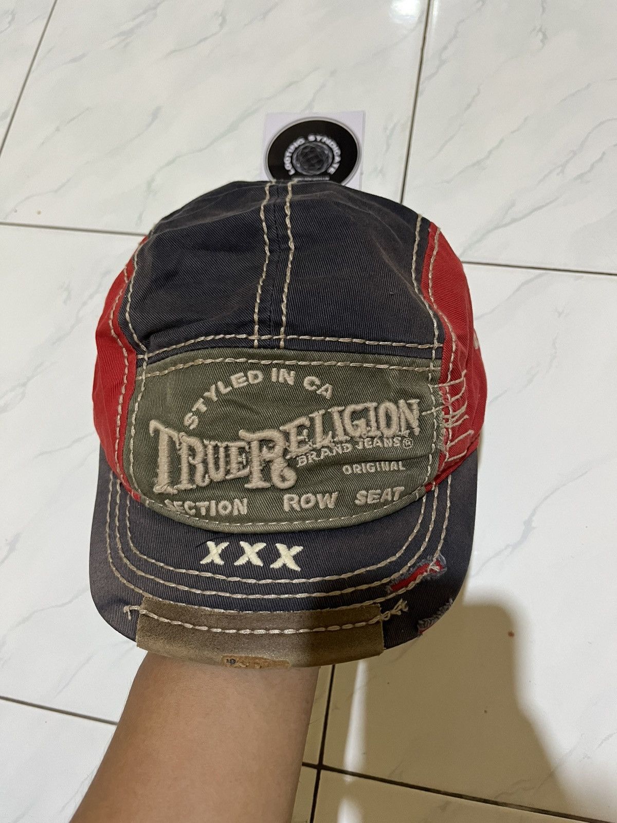 True Religion 🔥 Very Rare!!! Vintage 5 Panel True Religion Distressed Hats Size ONE SIZE - 1 Thumbnail