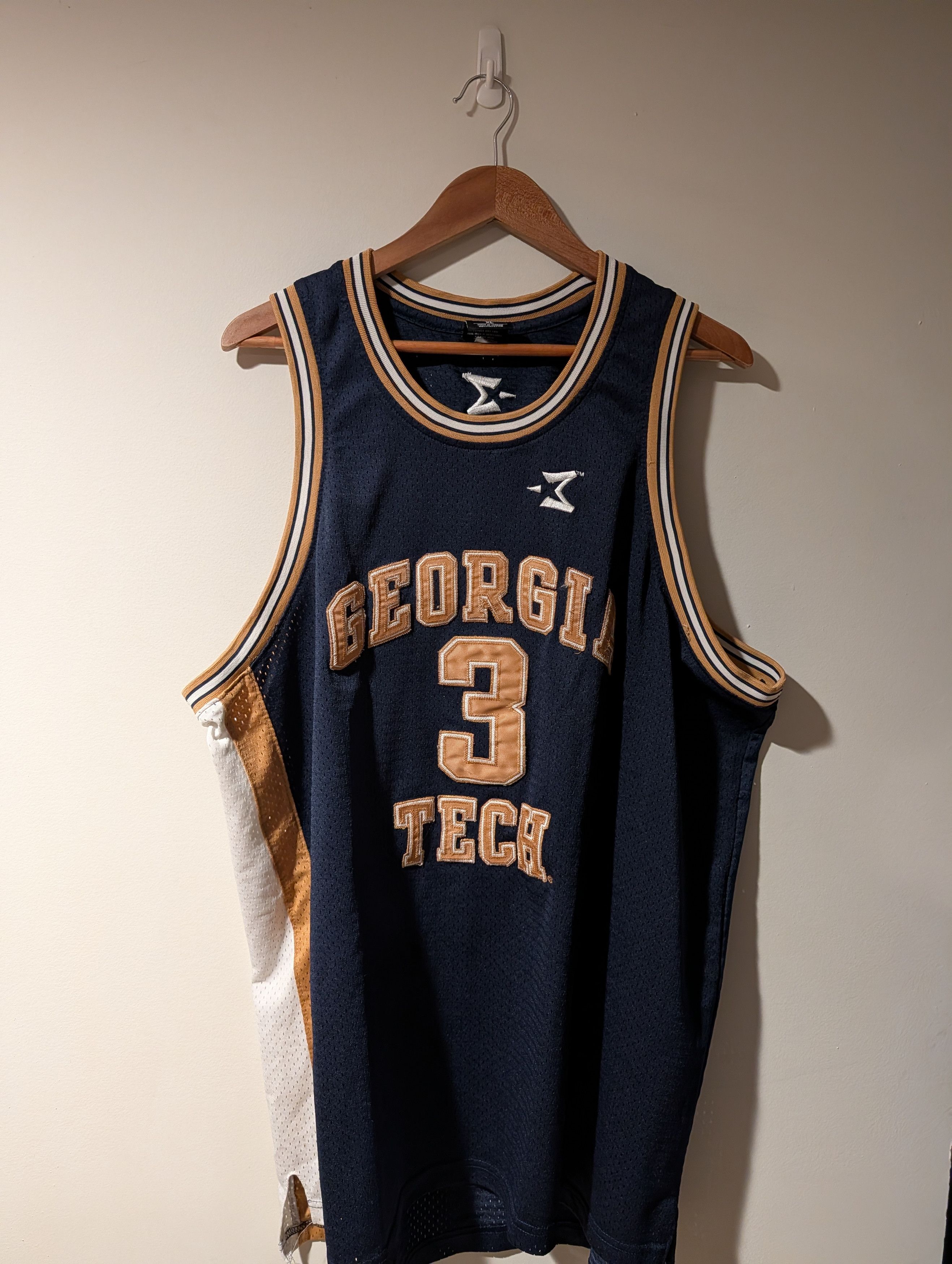 NCAA Vintage Y2K Georgia Tech Marbury College Basketball Jersey Size US XL / EU 56 / 4 - 1 Thumbnail