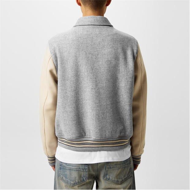Amiri AMIRI Bones Wool Varsity Jacket Size US L / EU 52-54 / 3 - 4 Thumbnail